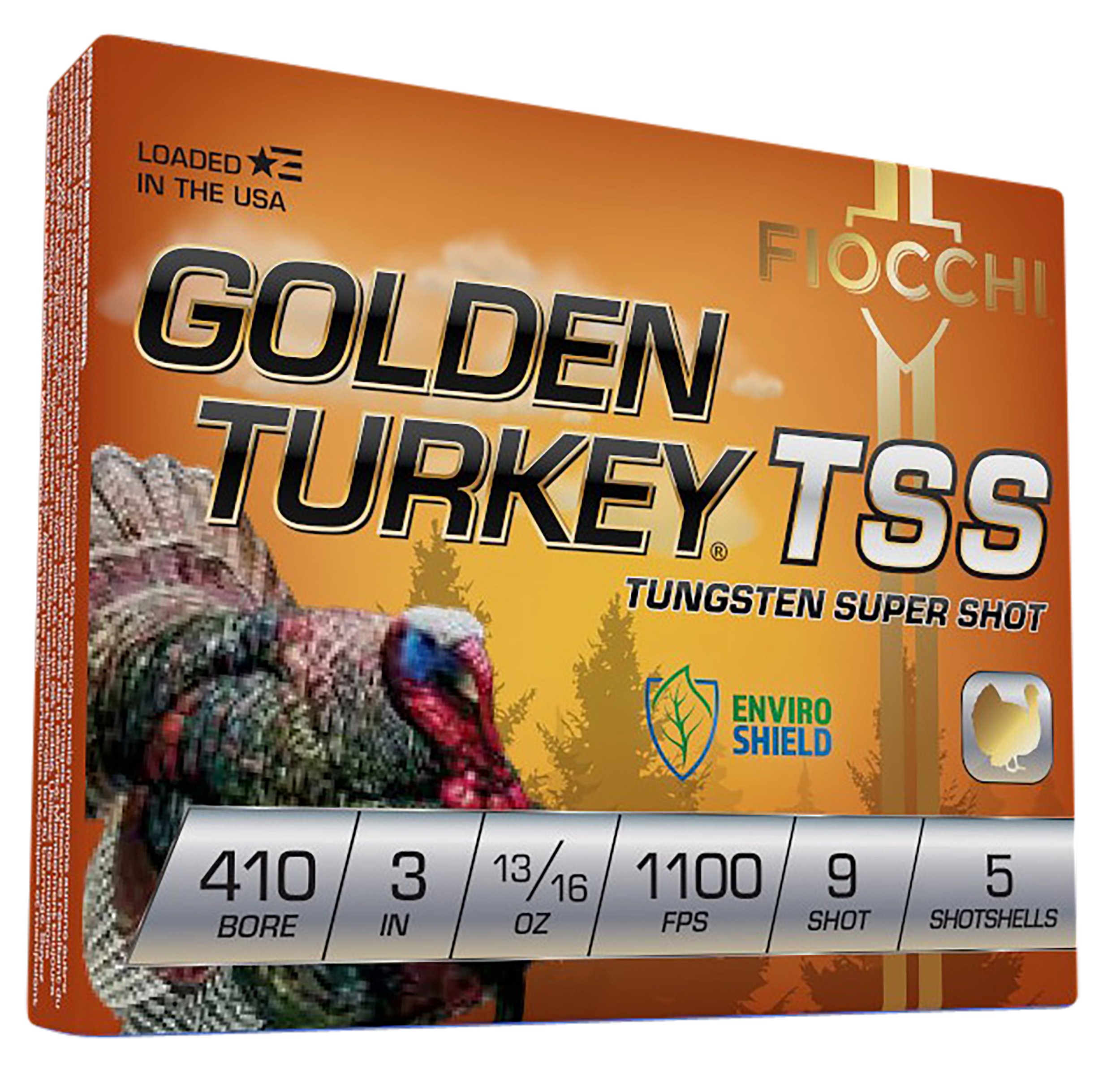 FIO 410TSS9 GLD TRKY TNG 410 3IN 9SHT 13/16 5/10