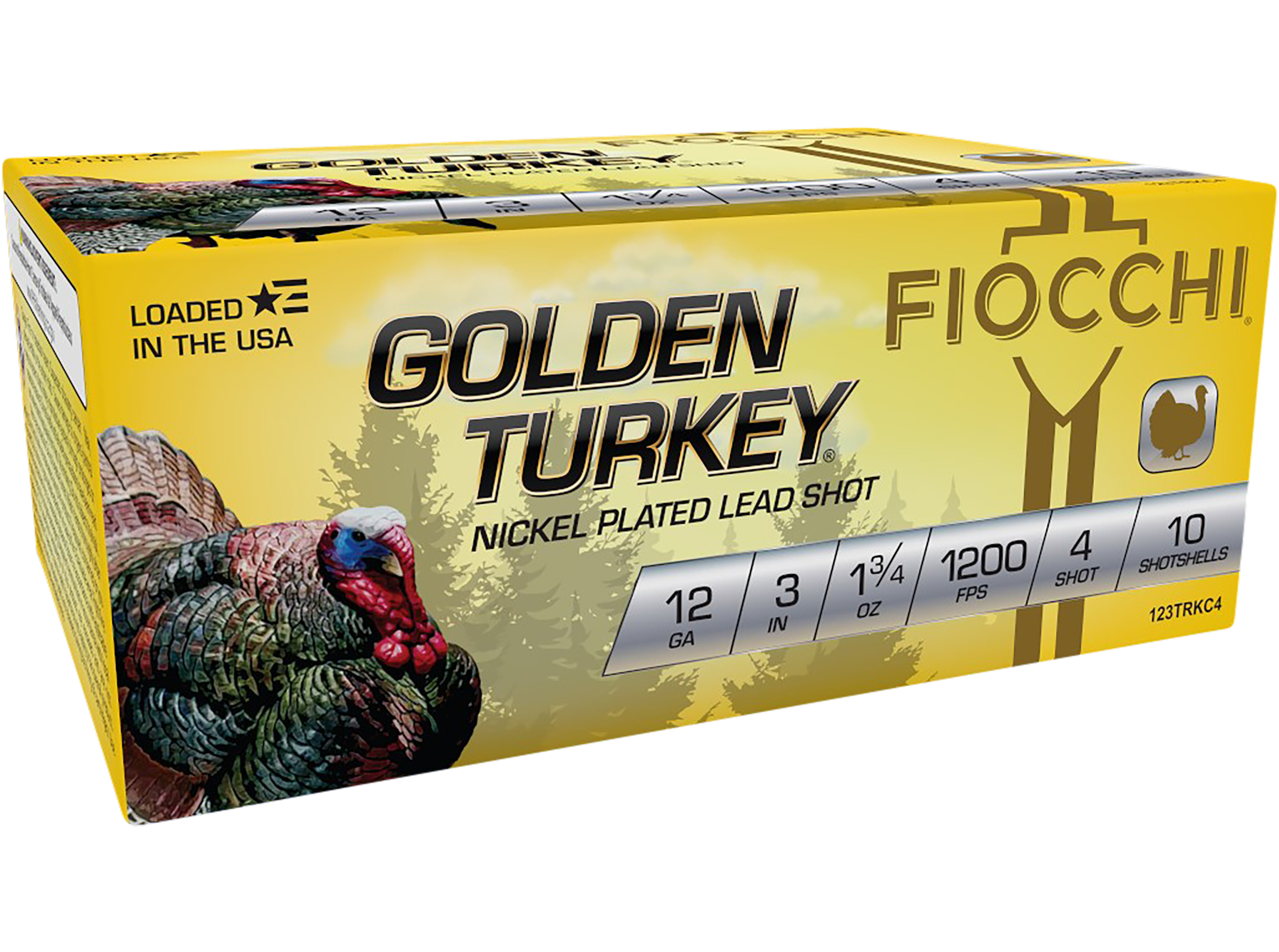 FIO 123TRKC4 GLD TRKY NCKL 12 3IN 4SH 1-3/4 10/10