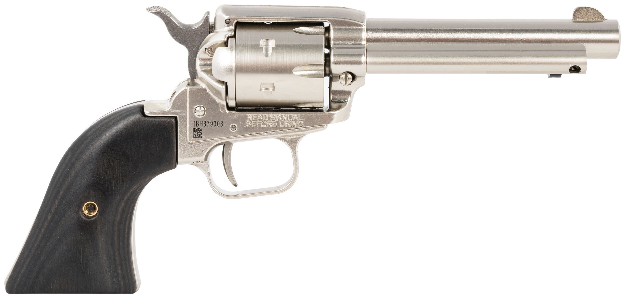 HER RR22NI4BW ROUGH R NI 22LR 4.75 6S BLK