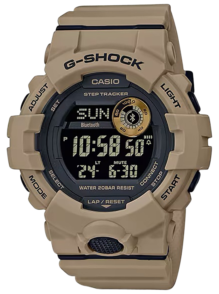 GSHOCK GBD800UC5 TACTICAL MOVE POWER TRNR TAN