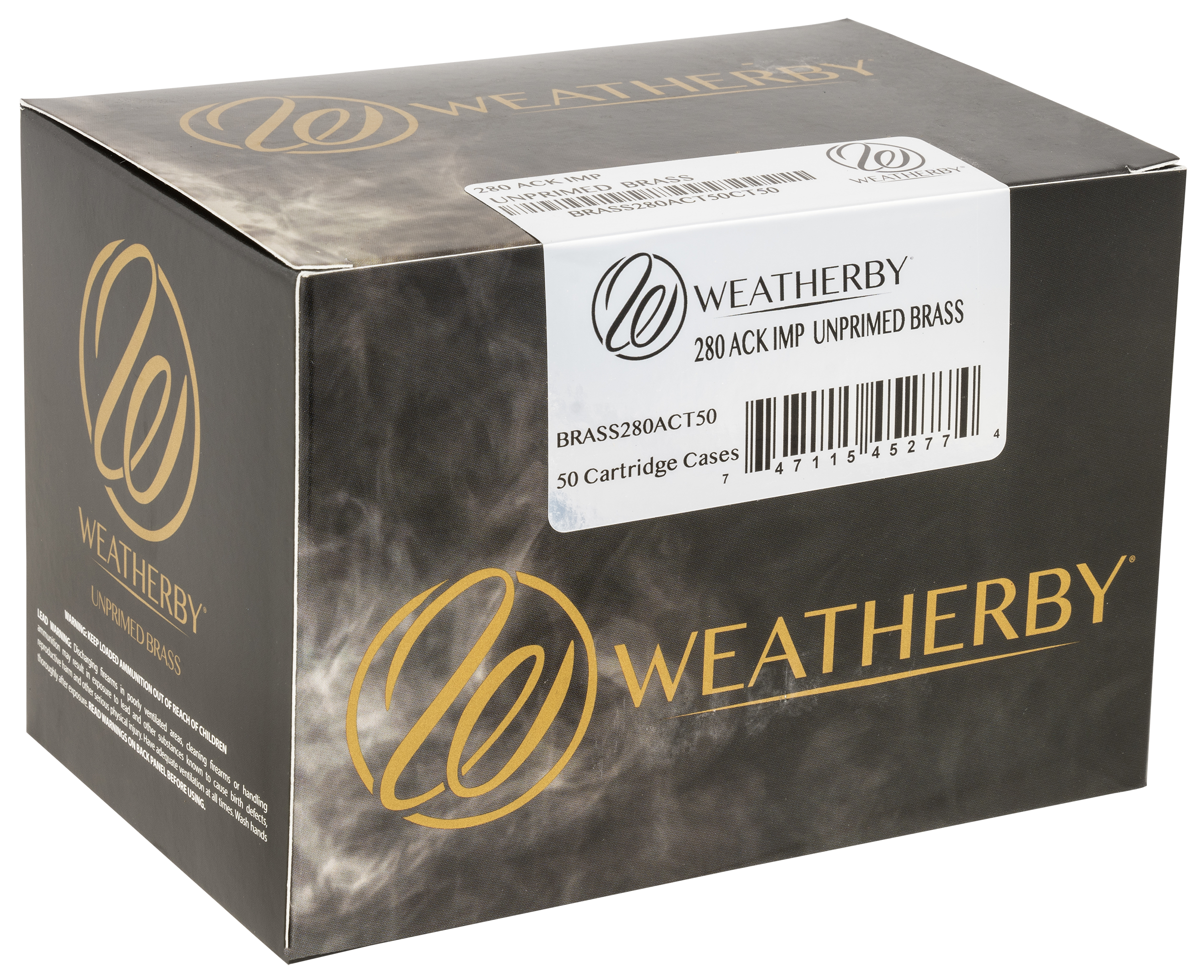WTHBY BRASS280ACT50 UP BRASS 280 ACKLEY 50