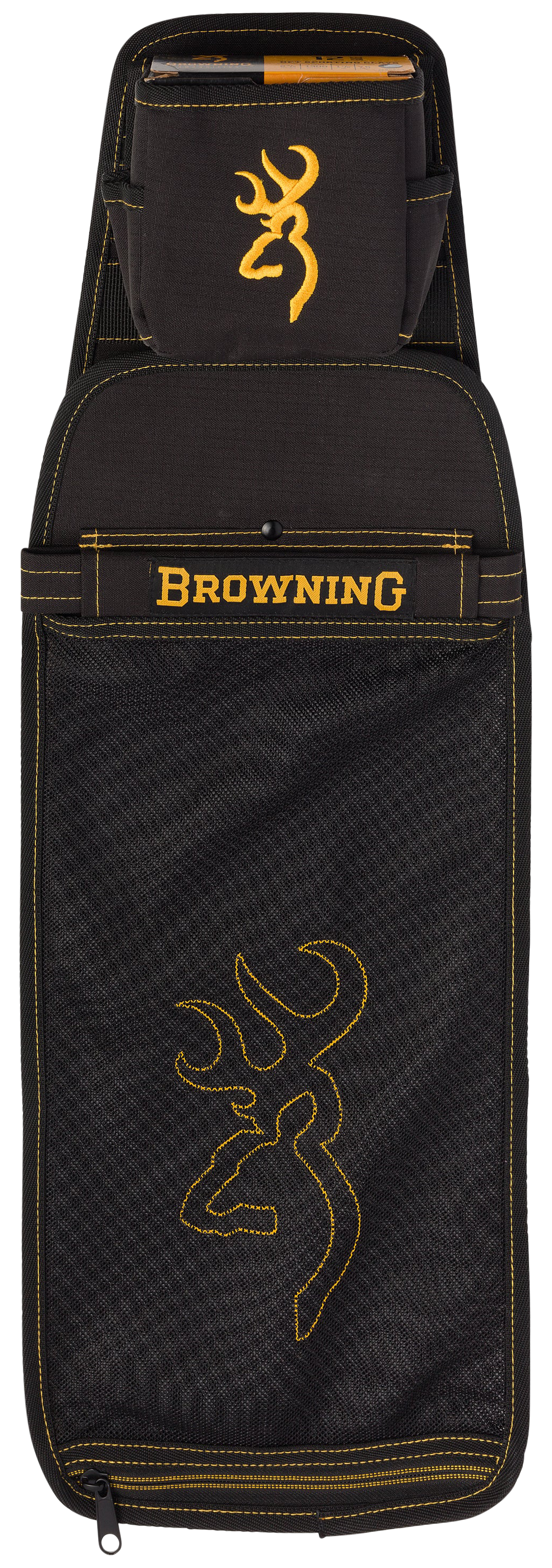 BRN 121095897 POUCH W/BAG BLK/GLD