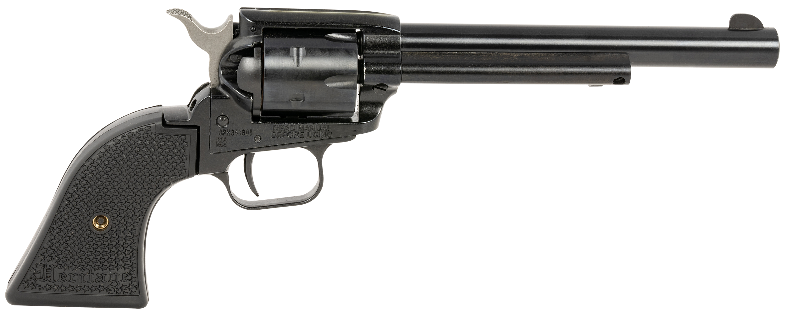 HER RR22B6PGHOL ROUGH R 22LR 6.5 6S HOL/BLK