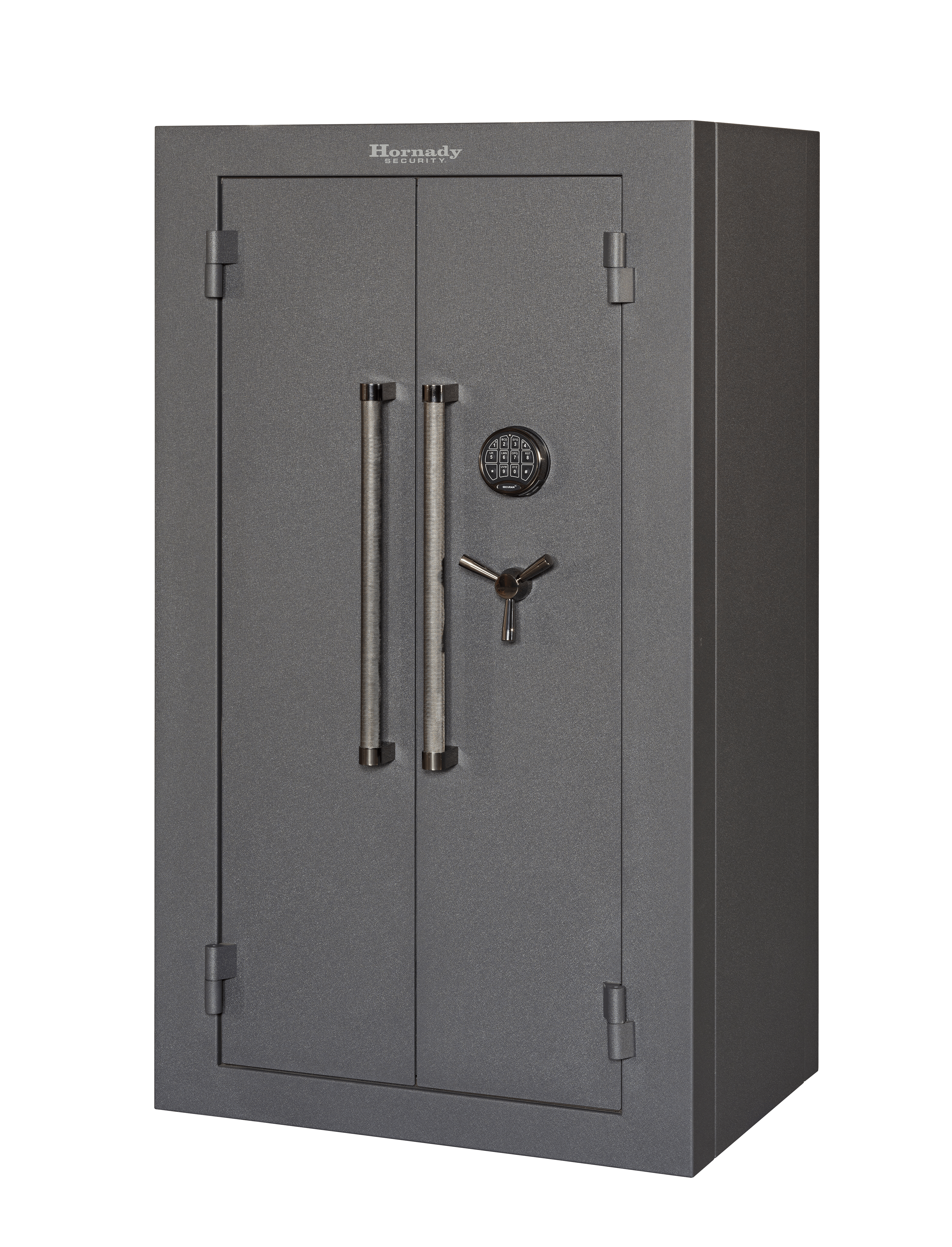 Hornady 95071 Mobilis Double Door Matte Grey 9 Gauge Steel Safe