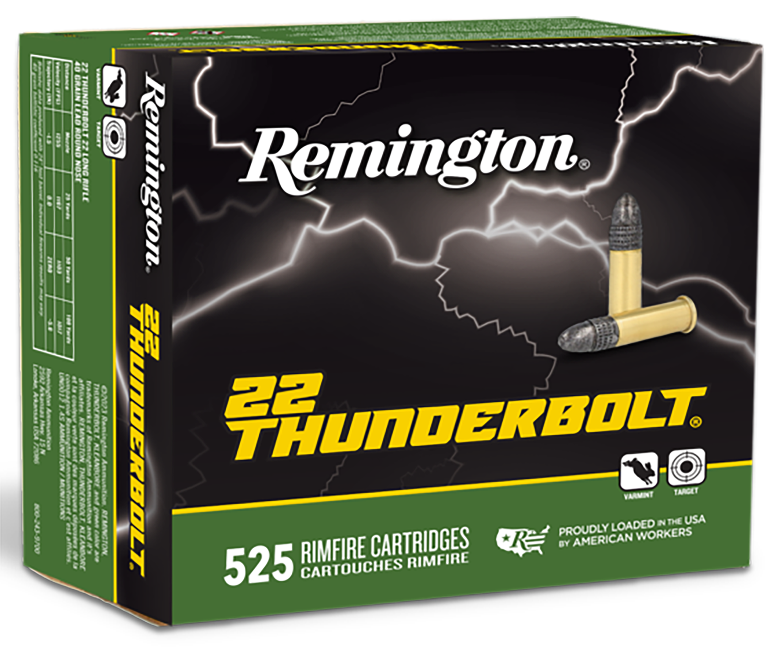 REM*R21271 BF525 22LR THUNDERBOLT 40GR 525/12