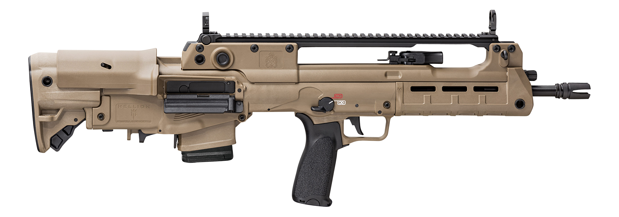 SPG HL916556FLC HELLION 5.56 16 BULLPUP 10R FDE