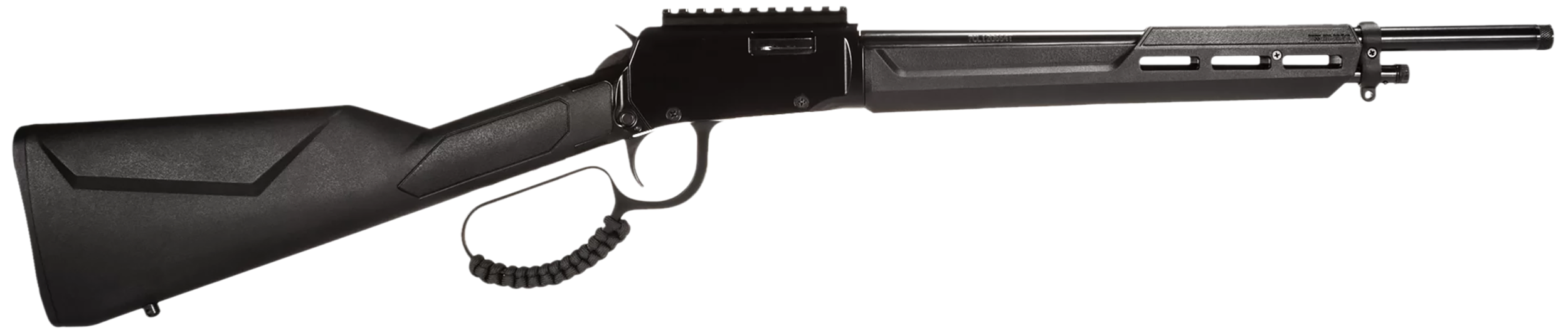 Rossi RL22161ST Rio Bravo Tactical 22 LR 10+1 16.50" Polished Black Oxide Steel Threaded Barrel, Picatinny Rail Matte Black Aluminum Receiver, Fixed Black Synthetic Stock