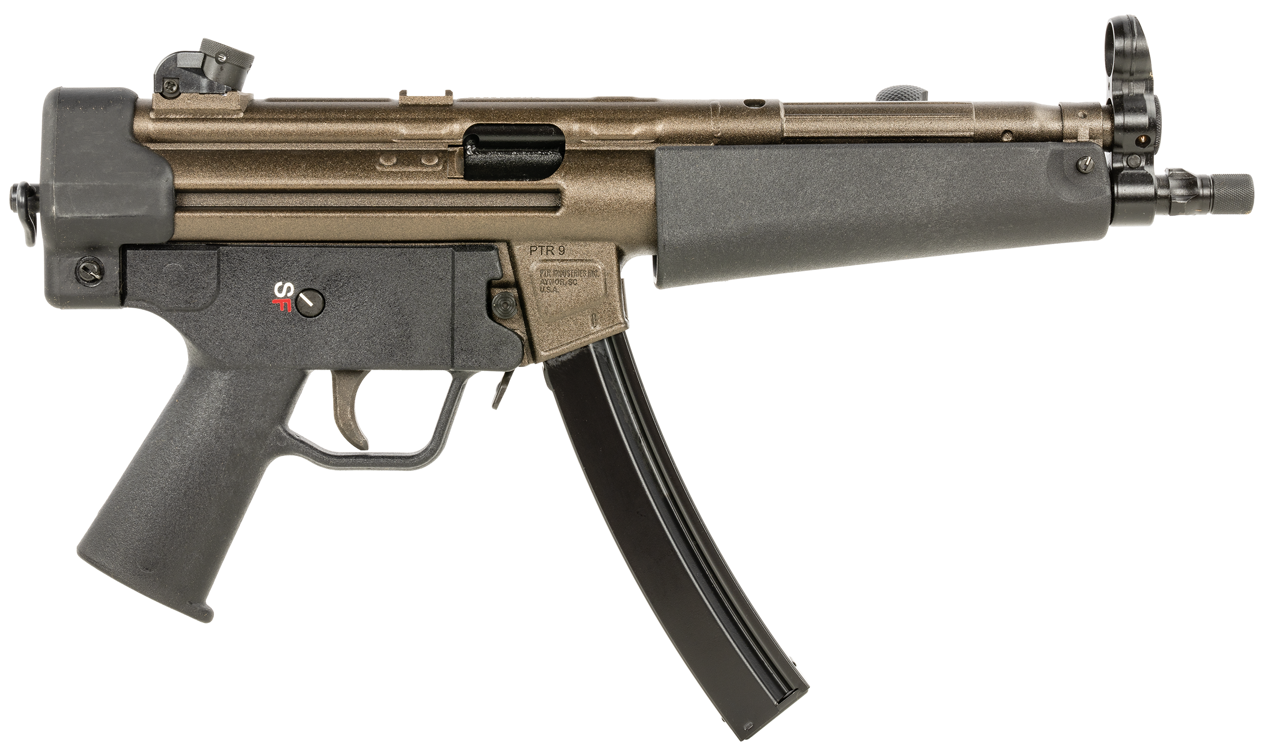 PTR PDW-10004-BRZ 9CT 9MM 8IN 3LUG BBL 1/2X28