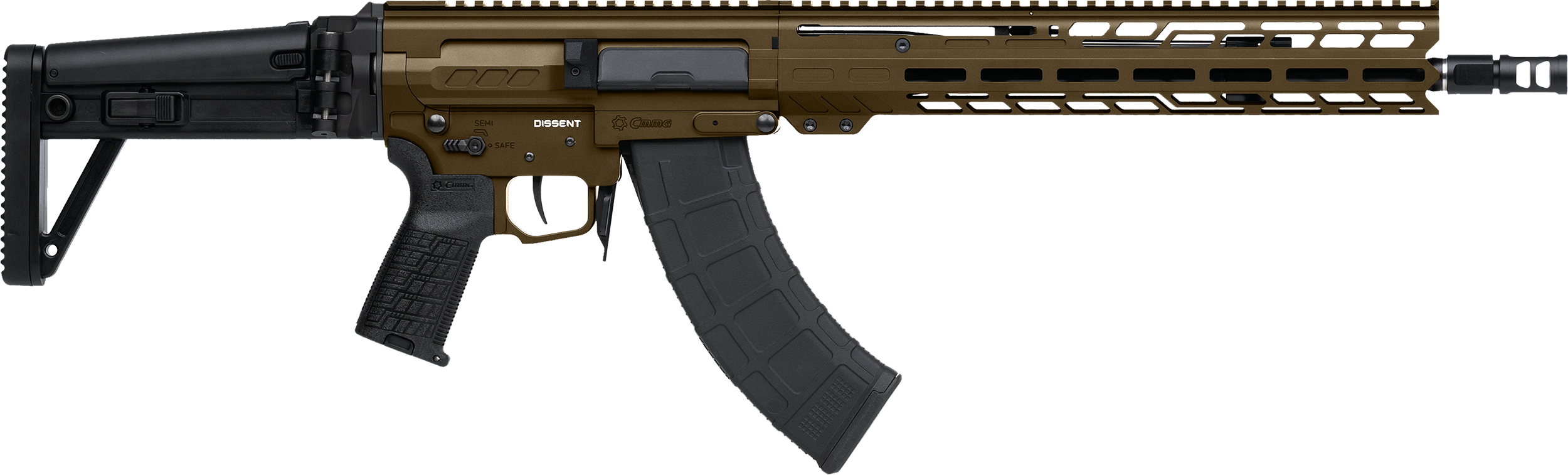 CMMG 86A7F0B-MB DISSENT MK4 762X39 14.3 PW MDBRZ