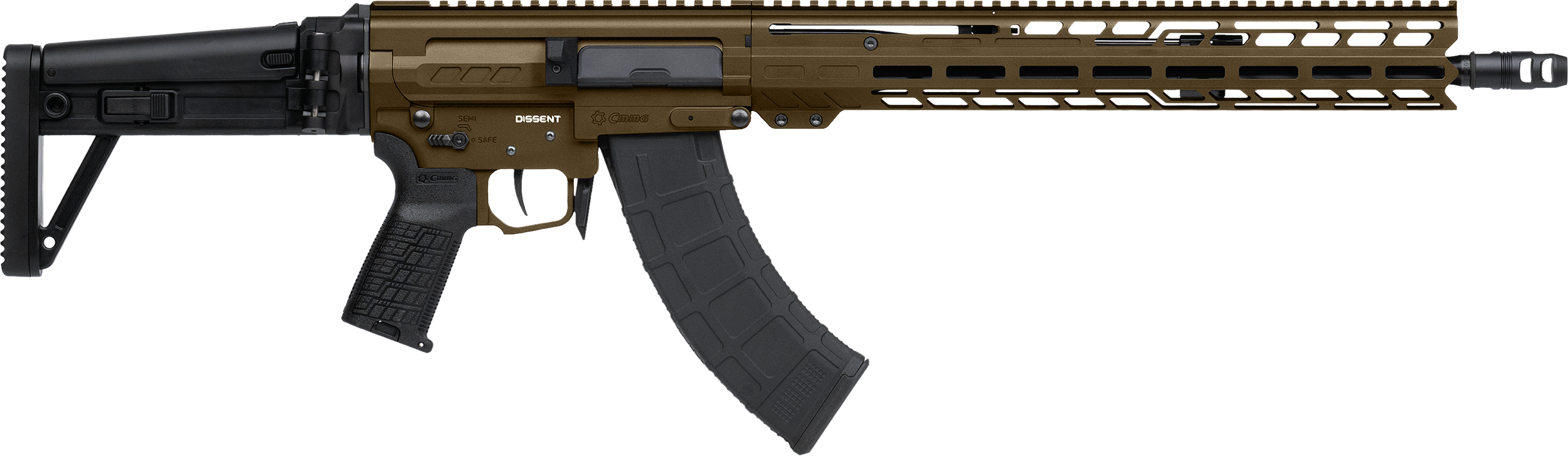 CMMG 86AD60B-MB DISSENT MK4 762X39 16.1 MDBRZ
