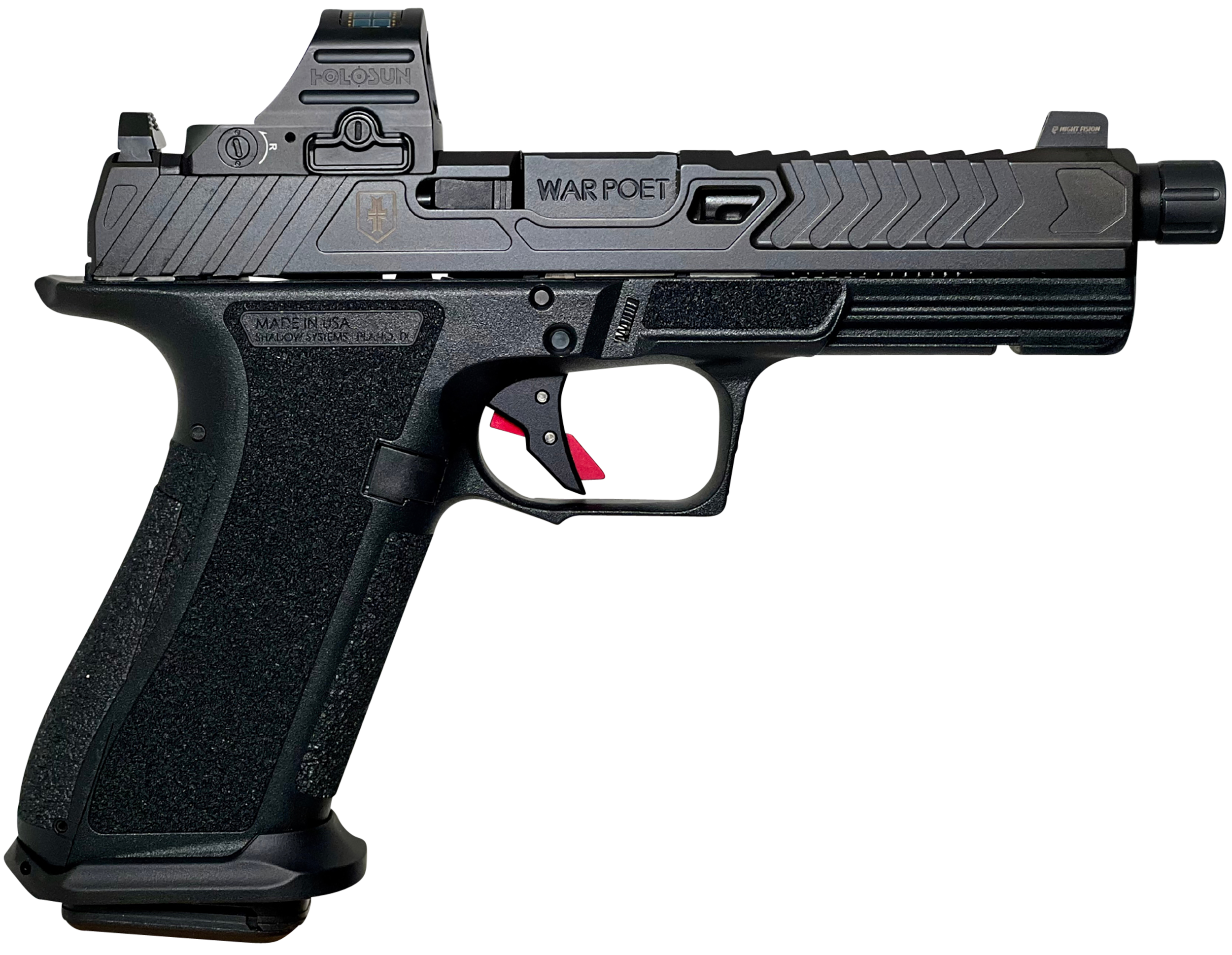 SHADOW SS-2075H DR920 9MM WP 5 HOL 17R BLK