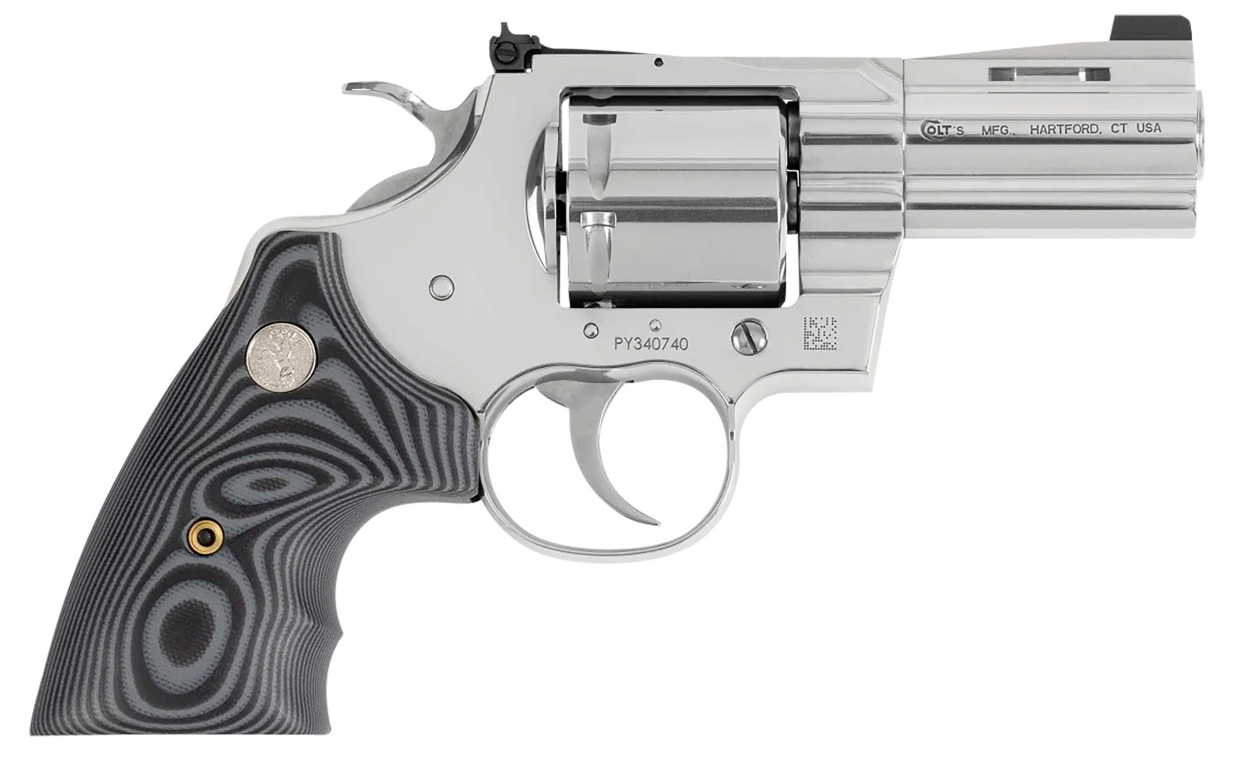 COLT*PYTHON-SP3NS PYTHN CMBT ELT 357 3 SS/G10