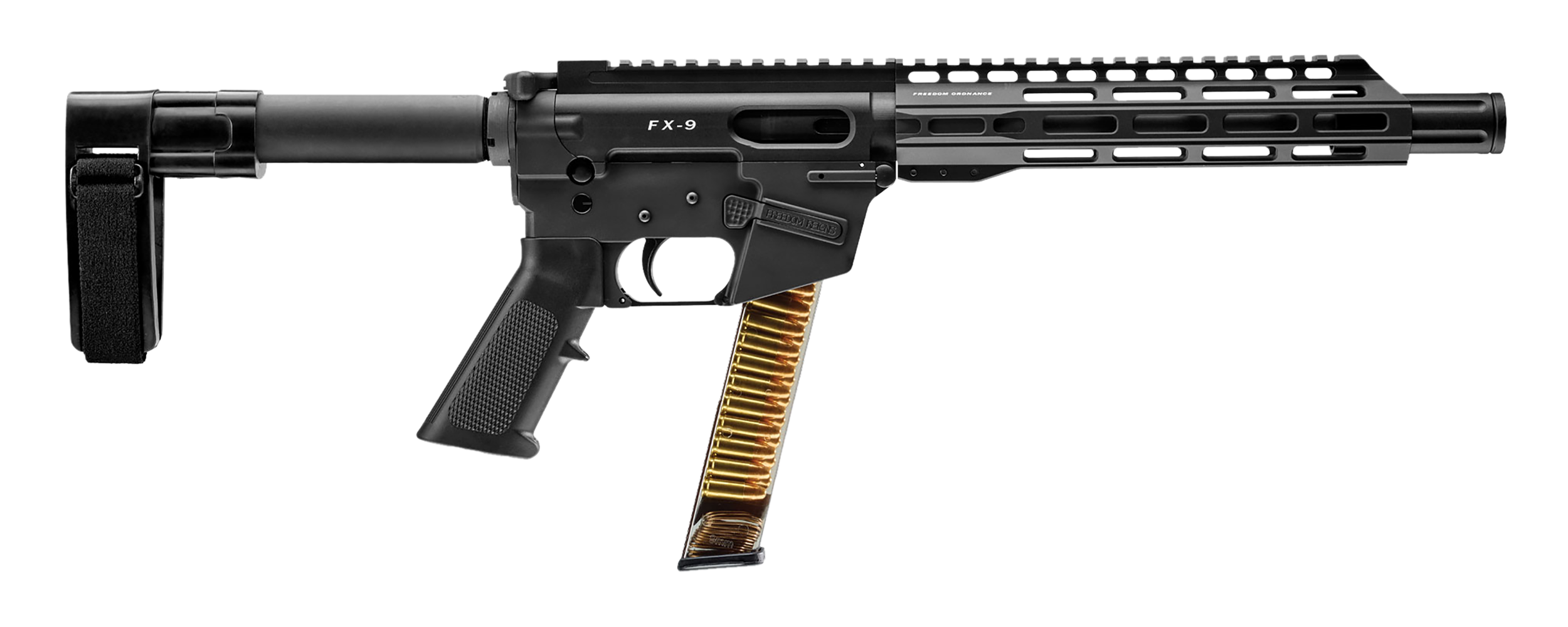 FREEDOM ORDNANCE FX9P10SBM 9MM 10"BRACE 31R