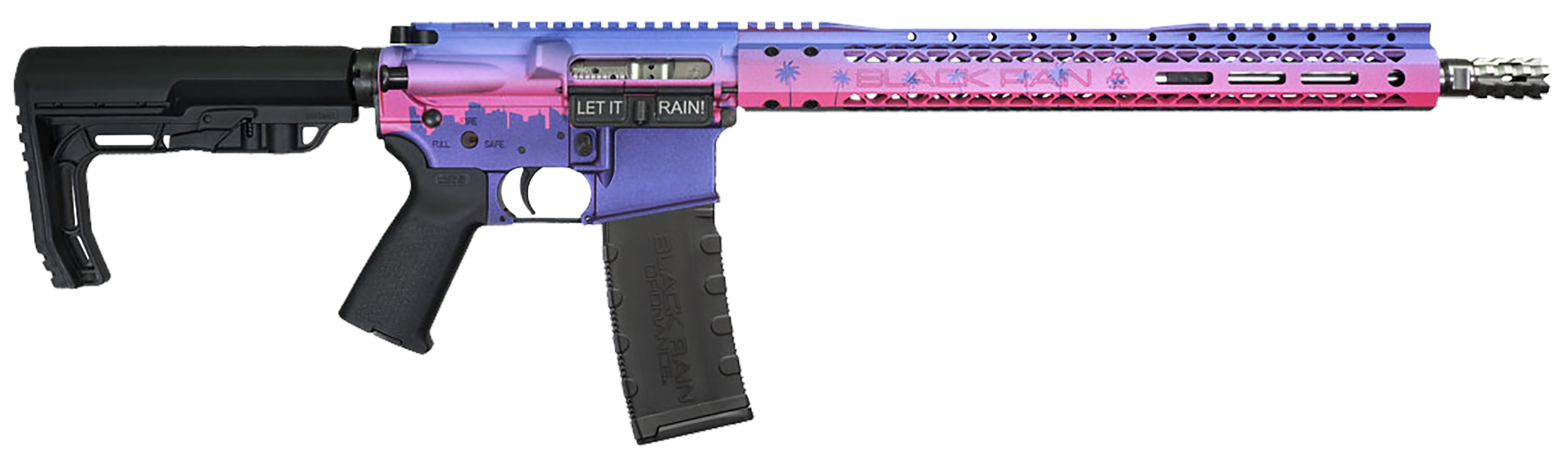 Black Rain Ordnance Bro 23120701 5.56 16 Mlok Mft Stk Miami