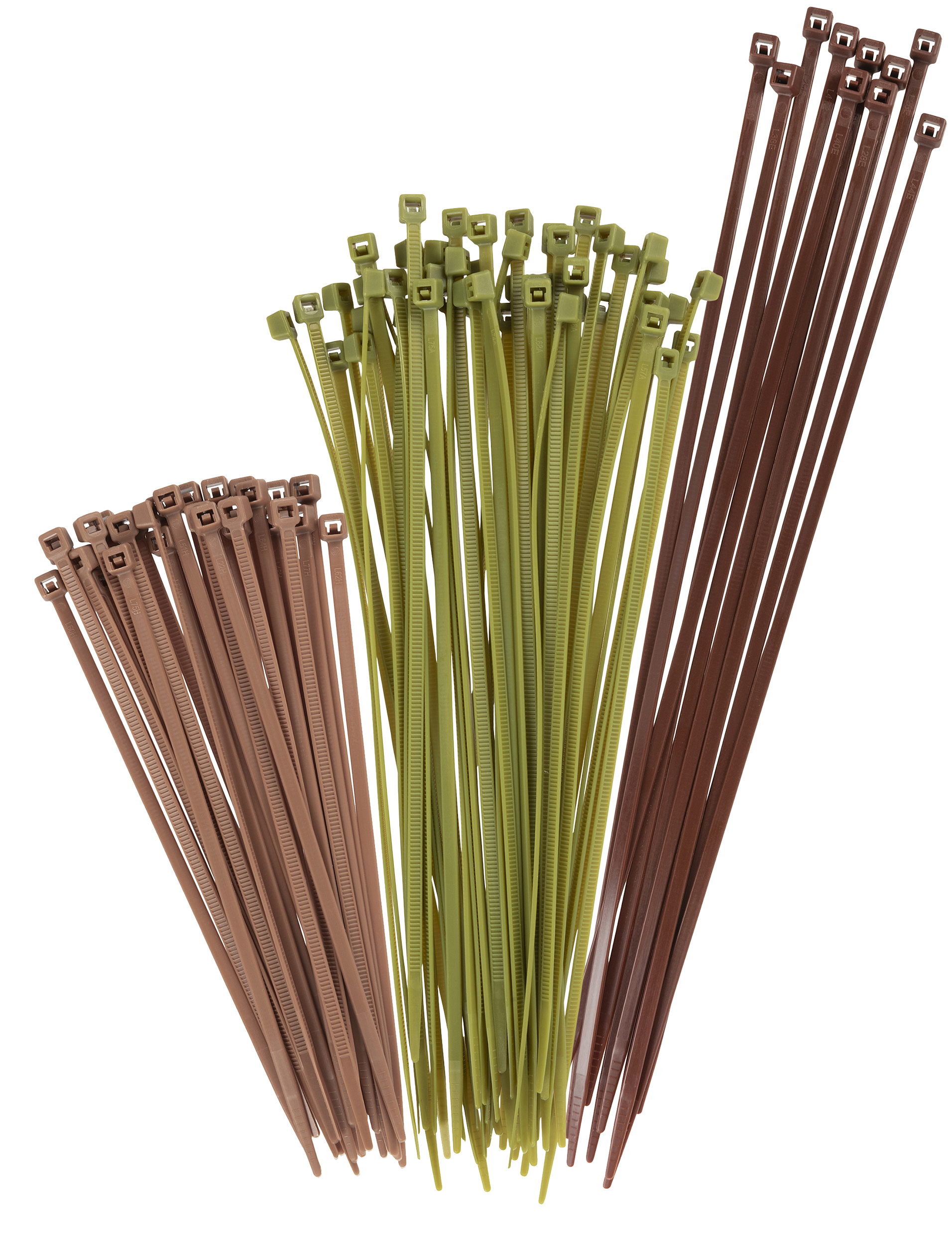 ALLEN 15823 HUNTING BLIND CBL TIES 100PK GRN/BRN