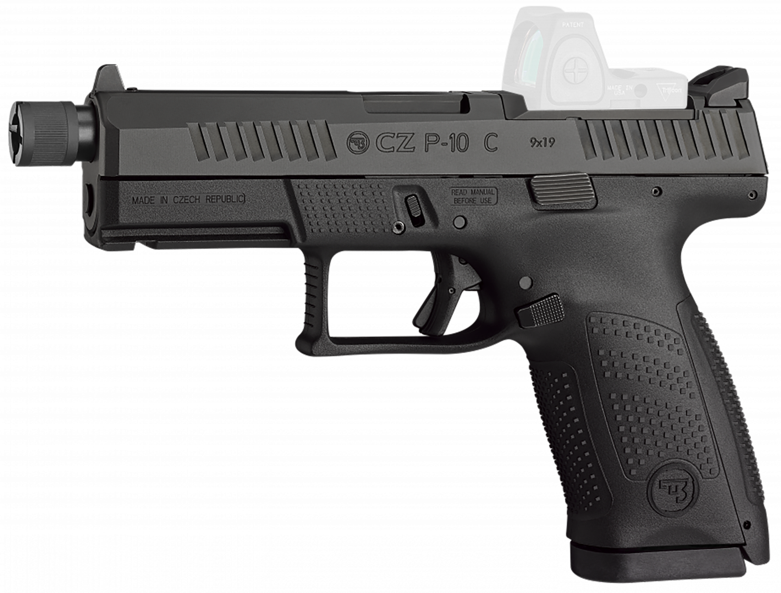 CZ 91513 P10 C 9MM 4.02 17R BLK