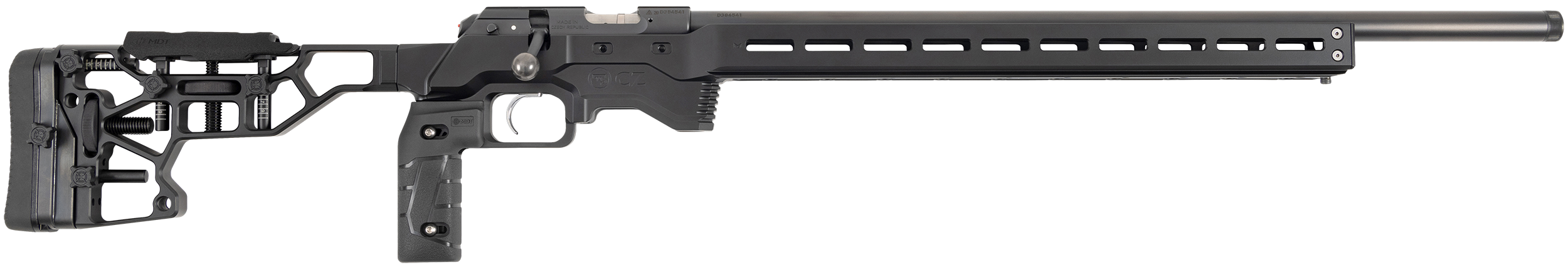 CZ-USA 02329 CZ 457 Varmint MTR 2 22 LR 5+1 24" Black Anodized Steel Threaded Barrel, Black Anodized Receiver, Aluminum Stock