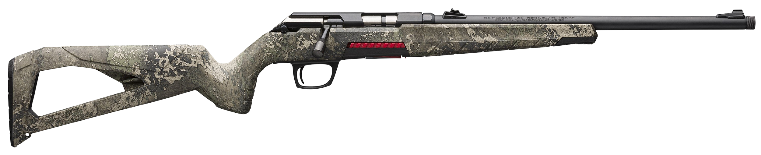 Winchester Repeating Arms 525207186 Xpert Strata SR Full Size 17 WSM 8+1 16.50" Matte Black Steel Threaded Barrel, Drilled & Tapped Matte Black Steel Receiver, Molded TrueTimber Strata Synthetic Stock