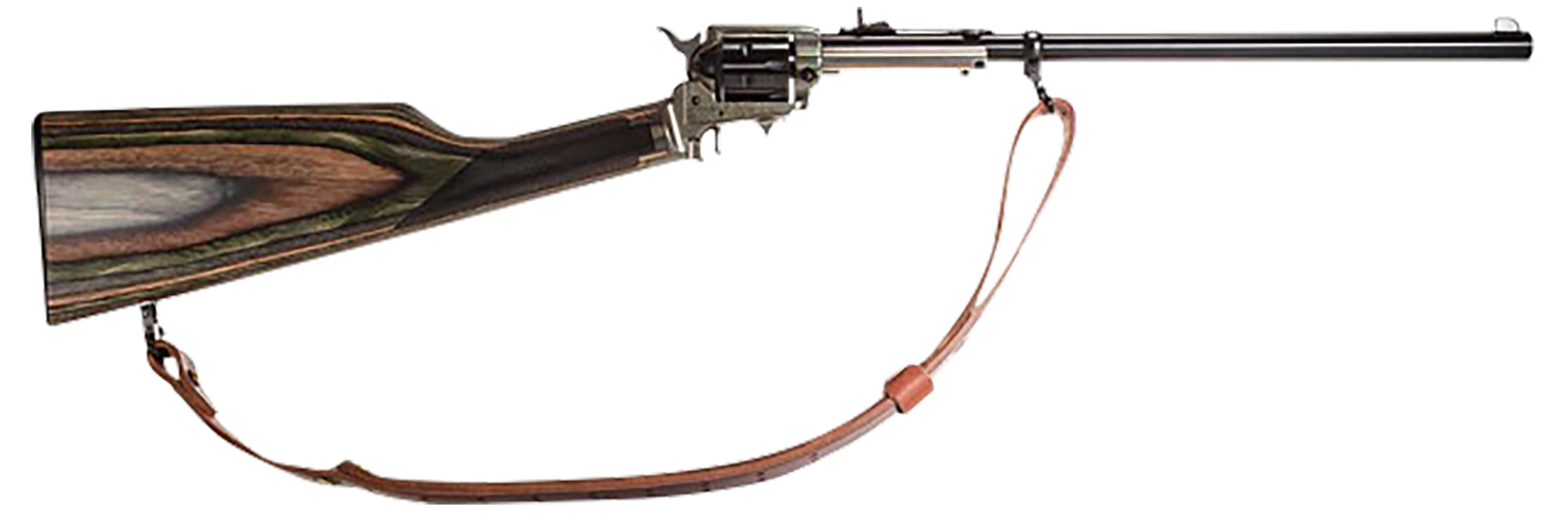 Heritage Mfg BR22M6B16HSLS Rough Rider Rancher Full Size 22 LR/22 WMR 6rd 16" Black Oxide Alloy Steel Barrel, Black Oxide Aluminum Receiver, Fixed Wood Stock