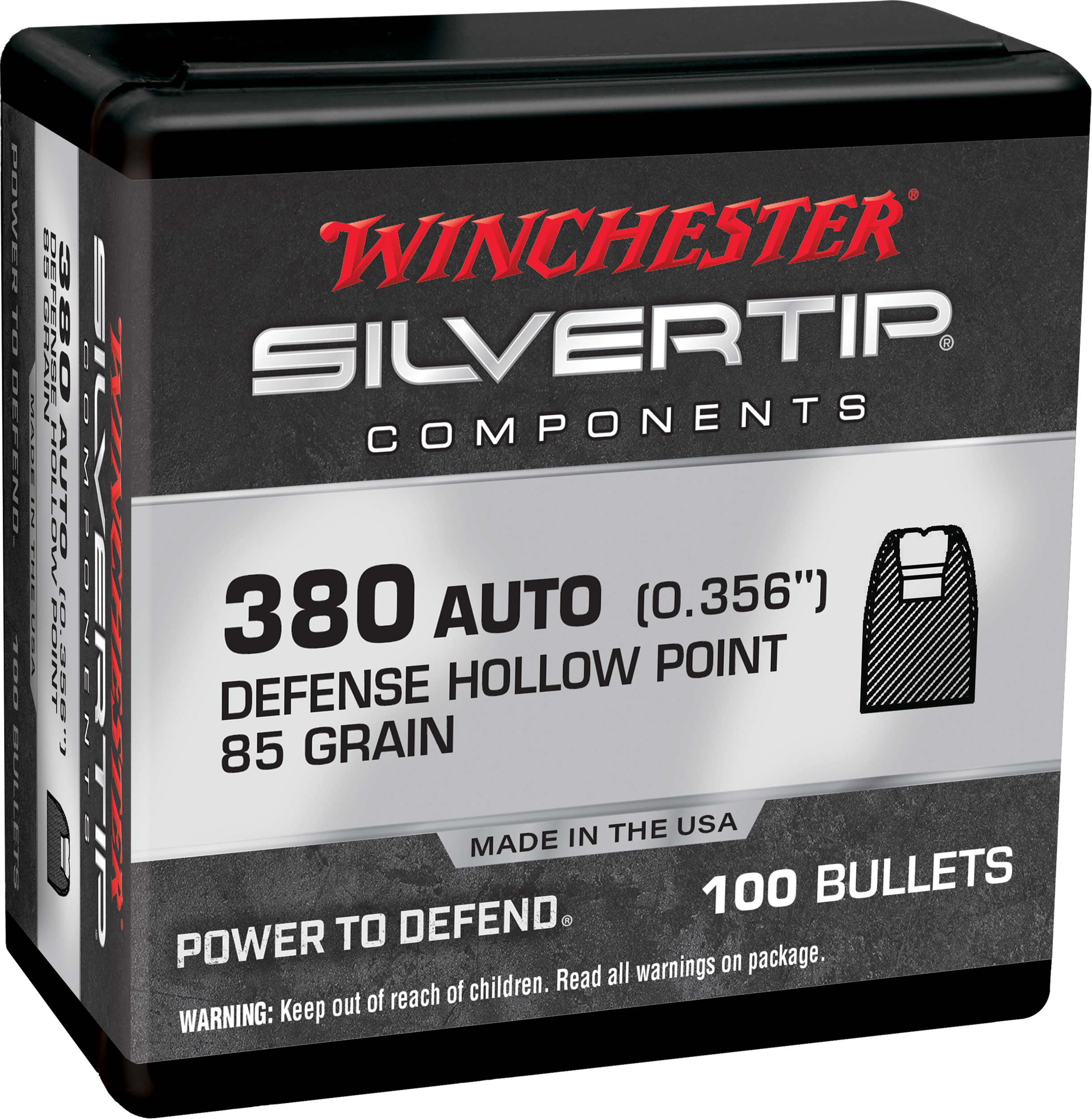 WIN WB380ST85X 380 AUTO 85 STHP PLTD 100/10