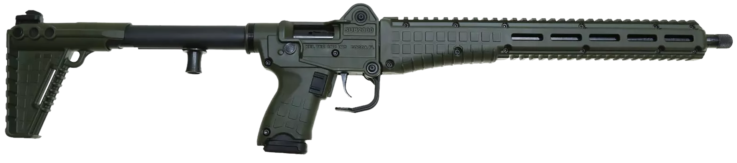 KEL SUB2K9GLKGRN10 9MM 16.15 10R BLUED/GRN