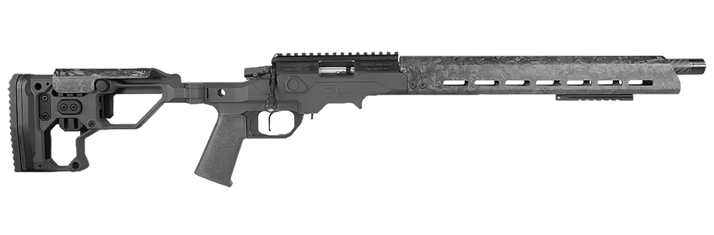 Christensen Arms 8011202102 MPR 22 WMR 10+1 20" Carbon Fiber Match Grade Threaded Barrel, Black Nitride Picatinny Rail Receiver, M-LOK Handguards, Black Anodized Adj w/MagneLock Technology Stock, Bla
