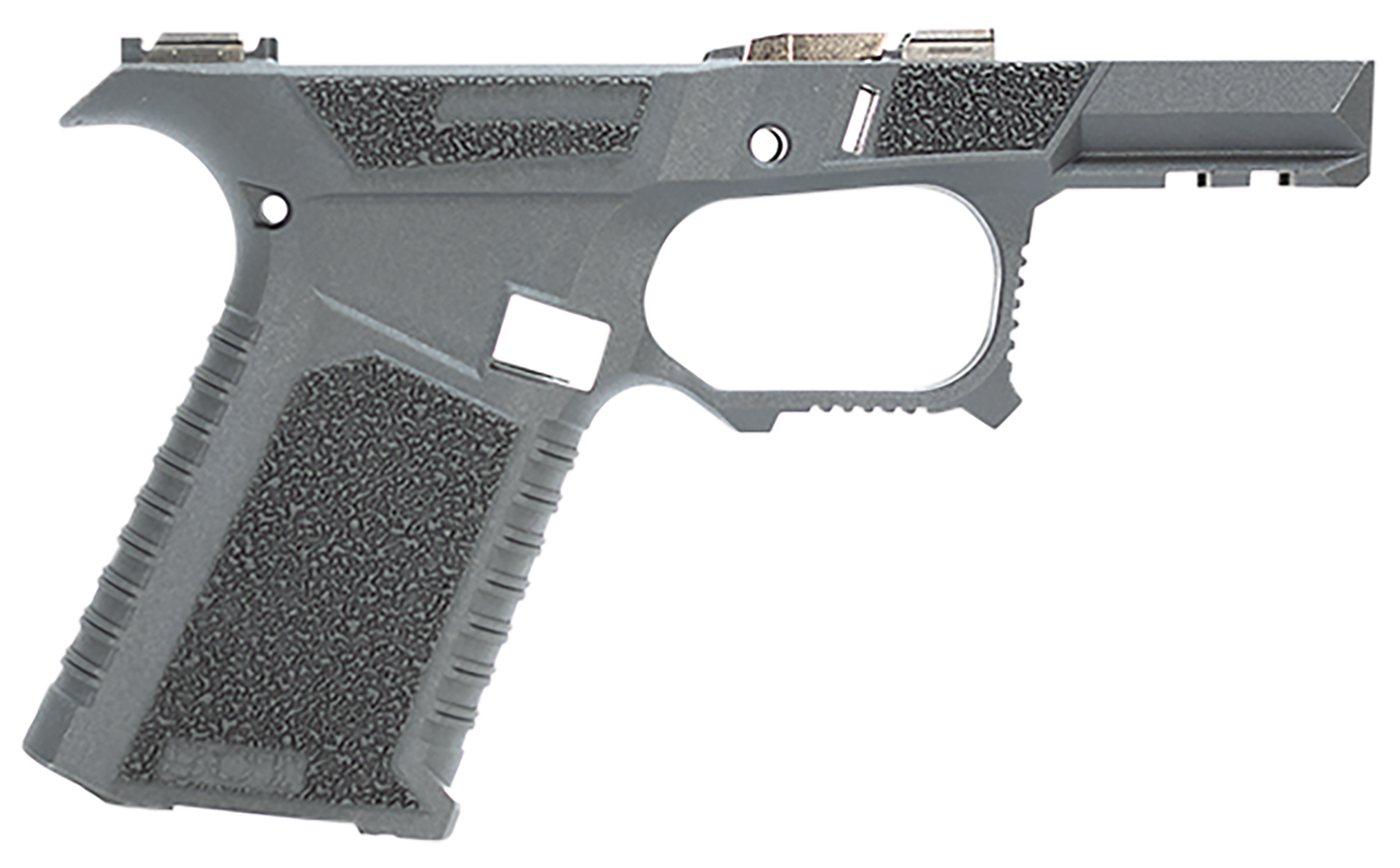 Sct Manufacturing 0225020100IC Sub Compact Compatible w/ Glock 43X/48 Gray Polymer Frame Aggressive Texture Grip Includes Locking Block