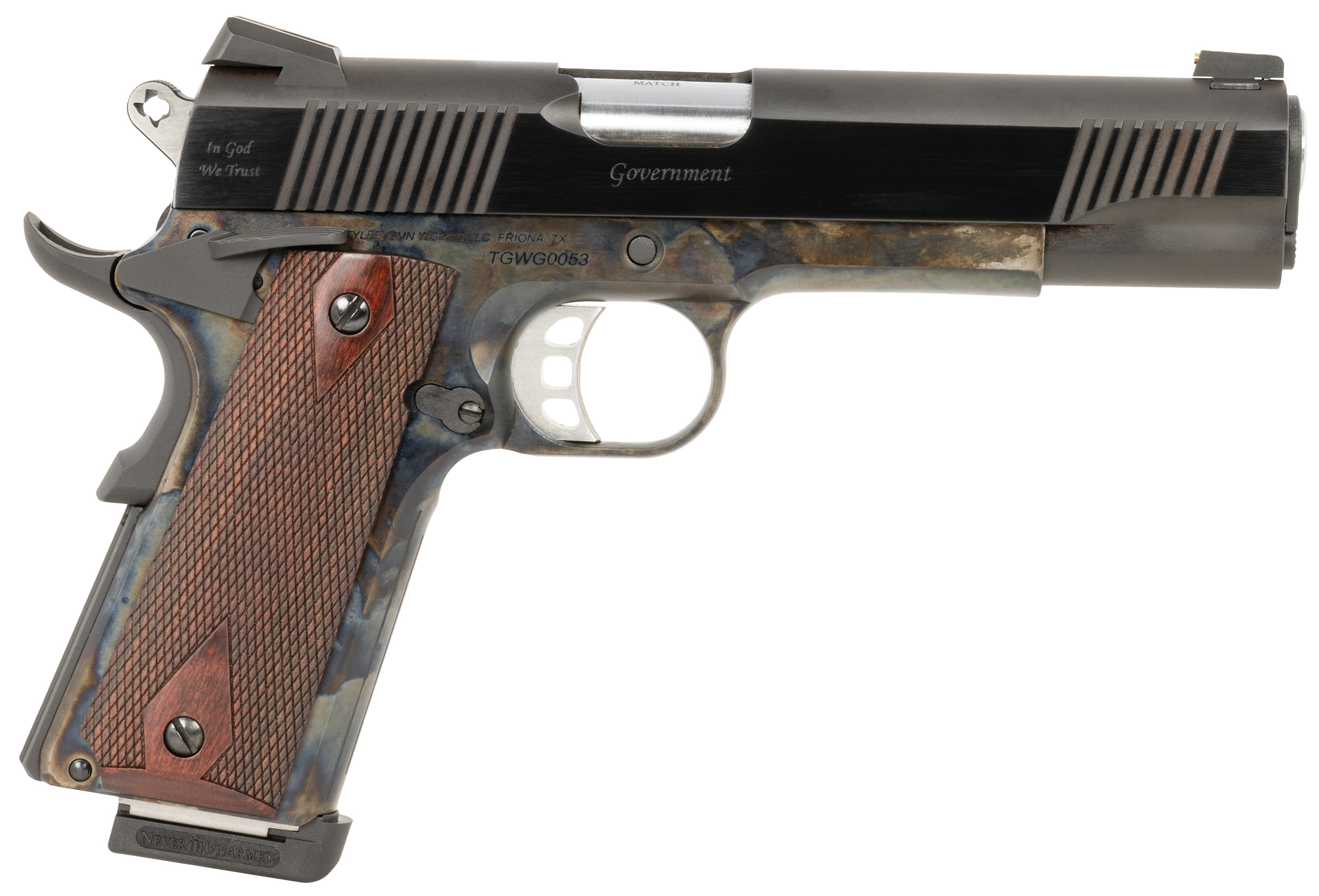 TYLER GUNWORKS TGW-GVCC-45 1911 45 5.00 GOV CH/WL