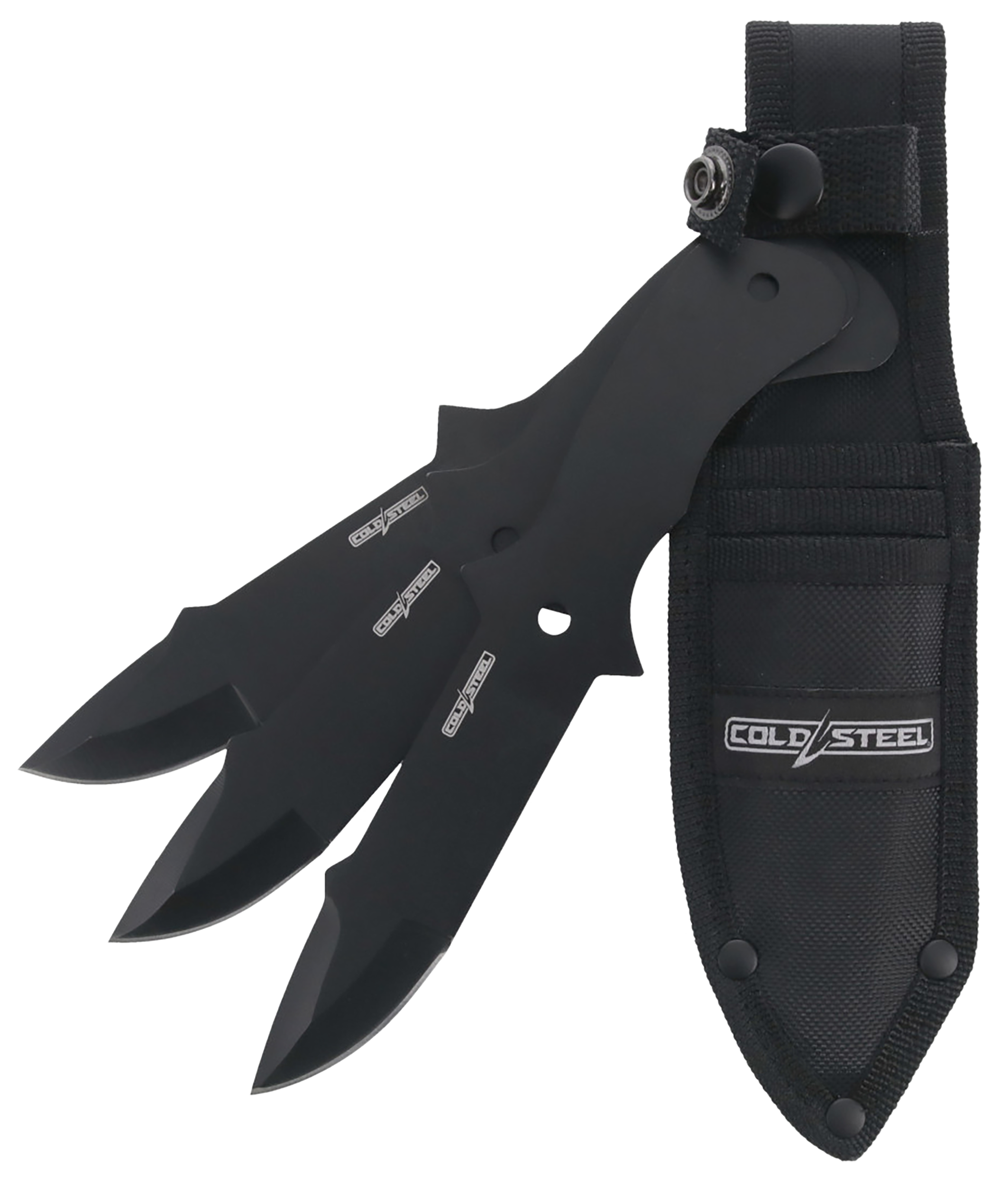 COLD TH80KVC3PK THROWING KNIVES CLP 8 BLK