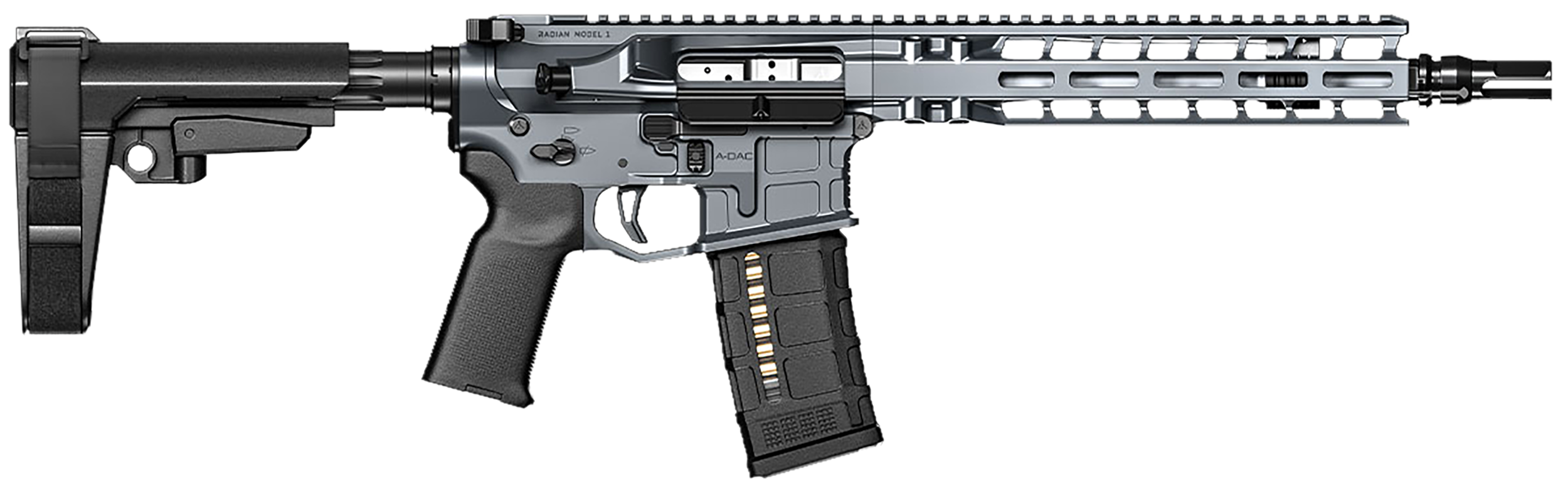 RADN R0034 MODEL 1*BRACE*223WYLDE 10.5" RDGRY