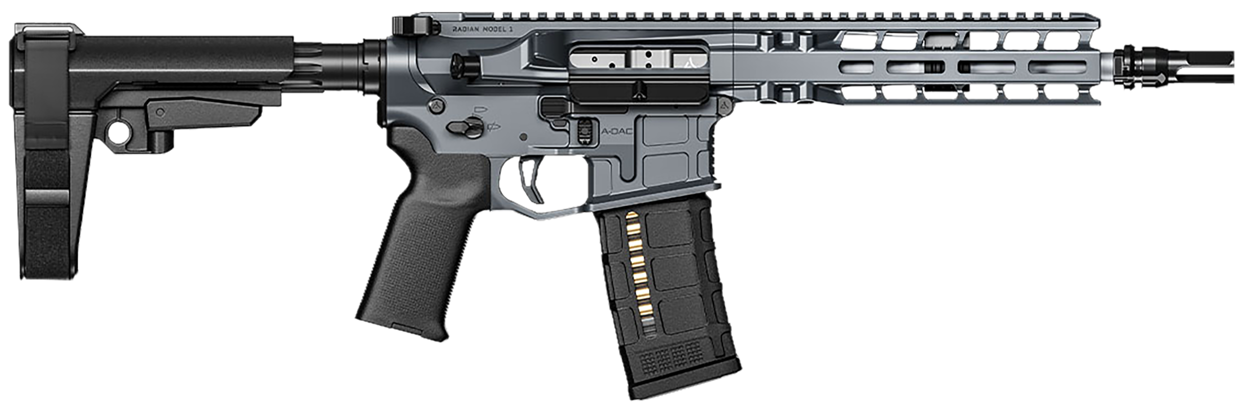 Radian Weapons Radn R0053 Model 1 Pistol 300 BLK 9in Rdgry