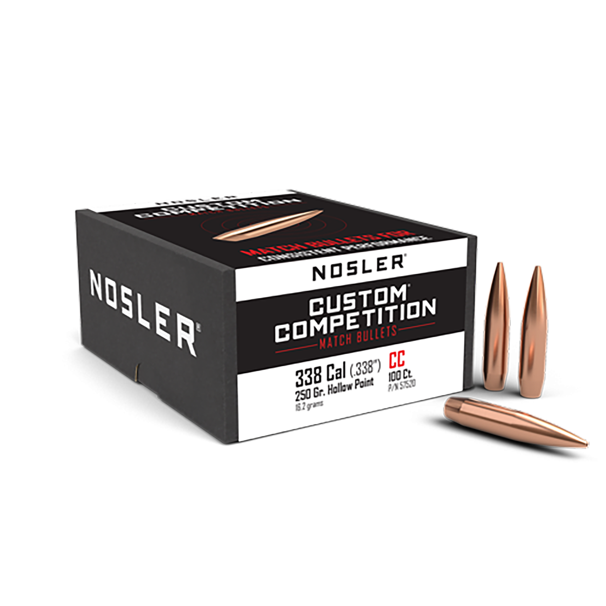 NOS 57520 CC 338 250G HPBT BULLETS 100