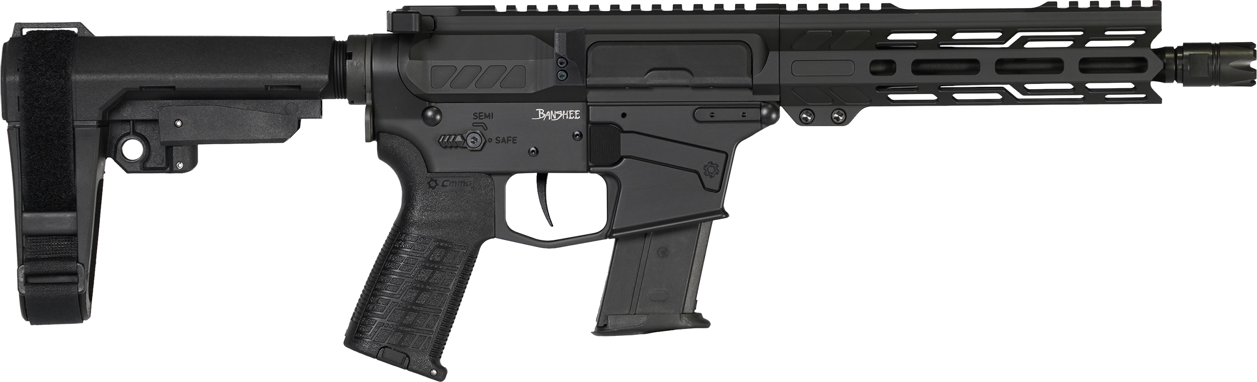 CMMG 57A340FAB BANSHEE MK57 57X28 8 BRC ARBLK