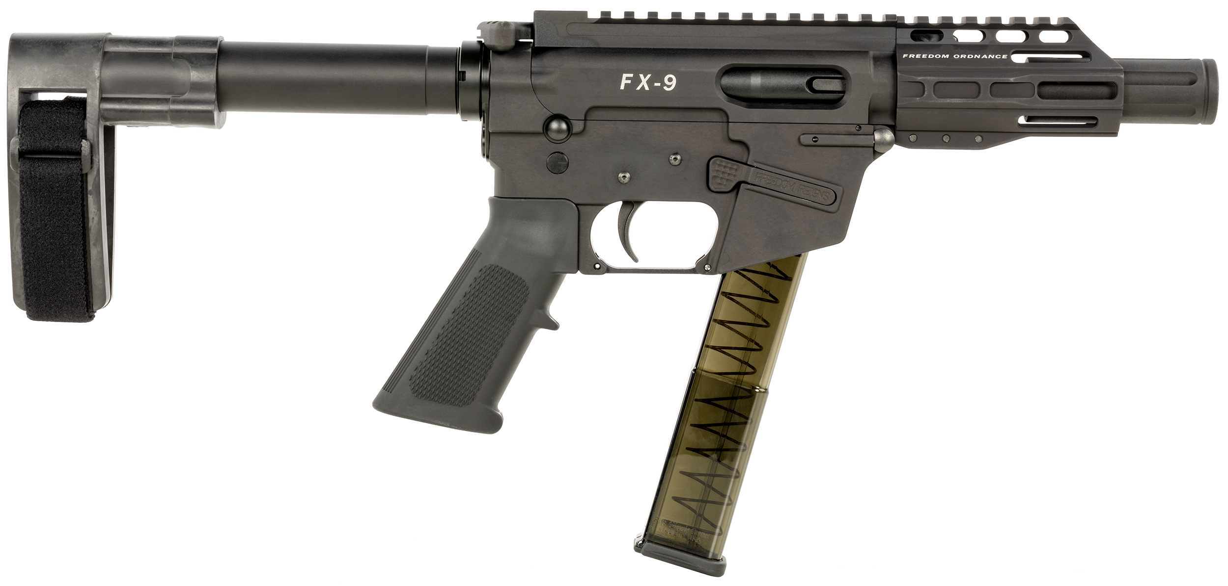 FREEDOM ORDNANCE FX9P4SBM 9MM 4" BRACE 31R