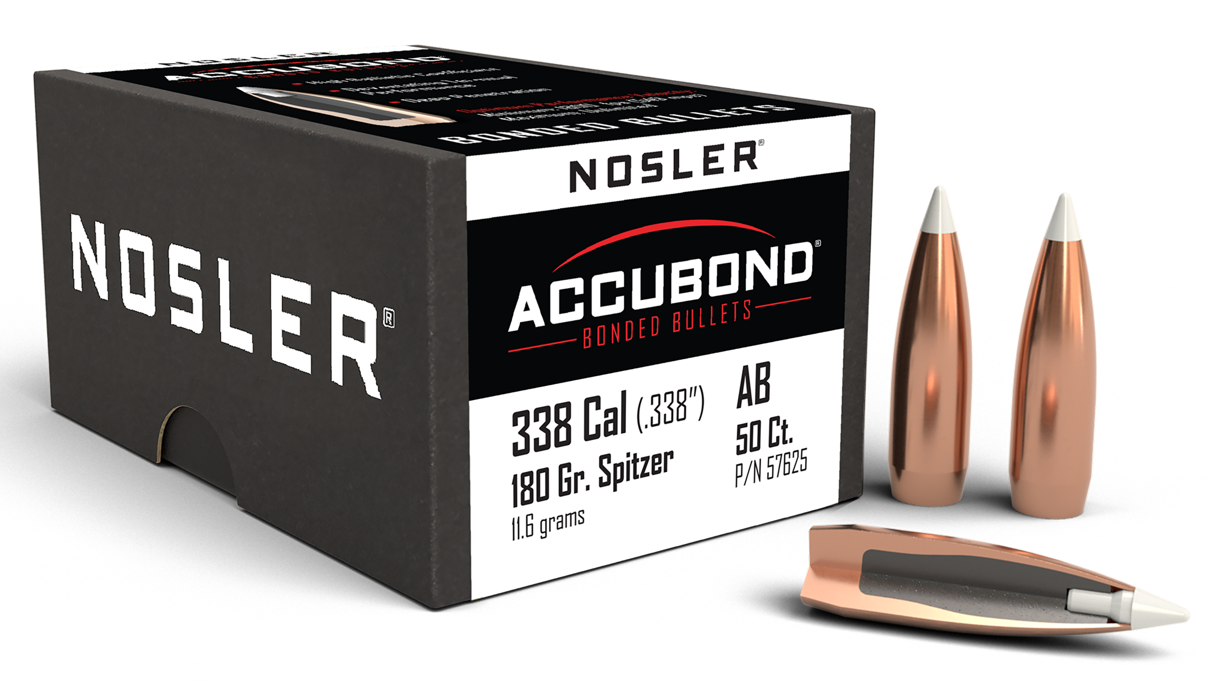 NOS 57625 ACCUBOND 338 180 SPTZR 50