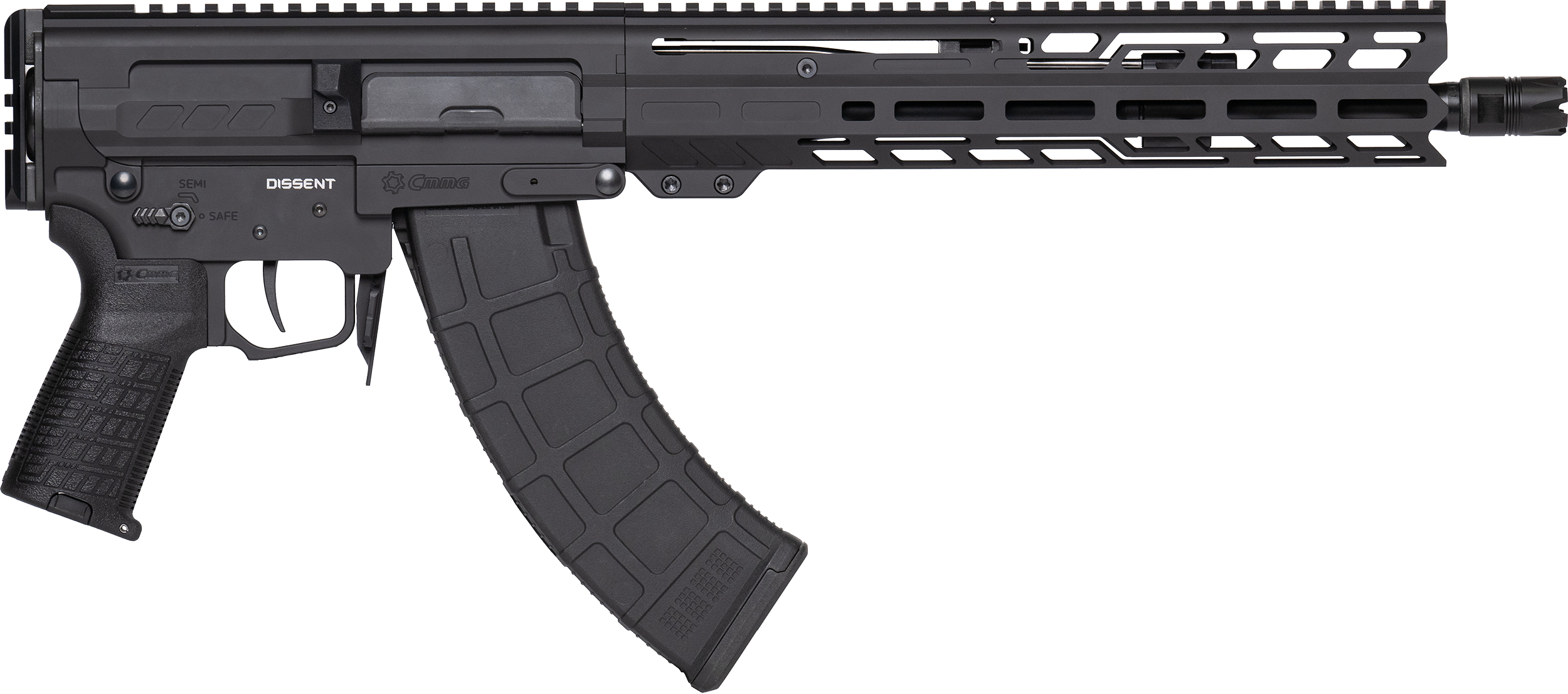 CMMG 86A8E0BAB DISSENT MK47 762X39 12.5 ARBLK