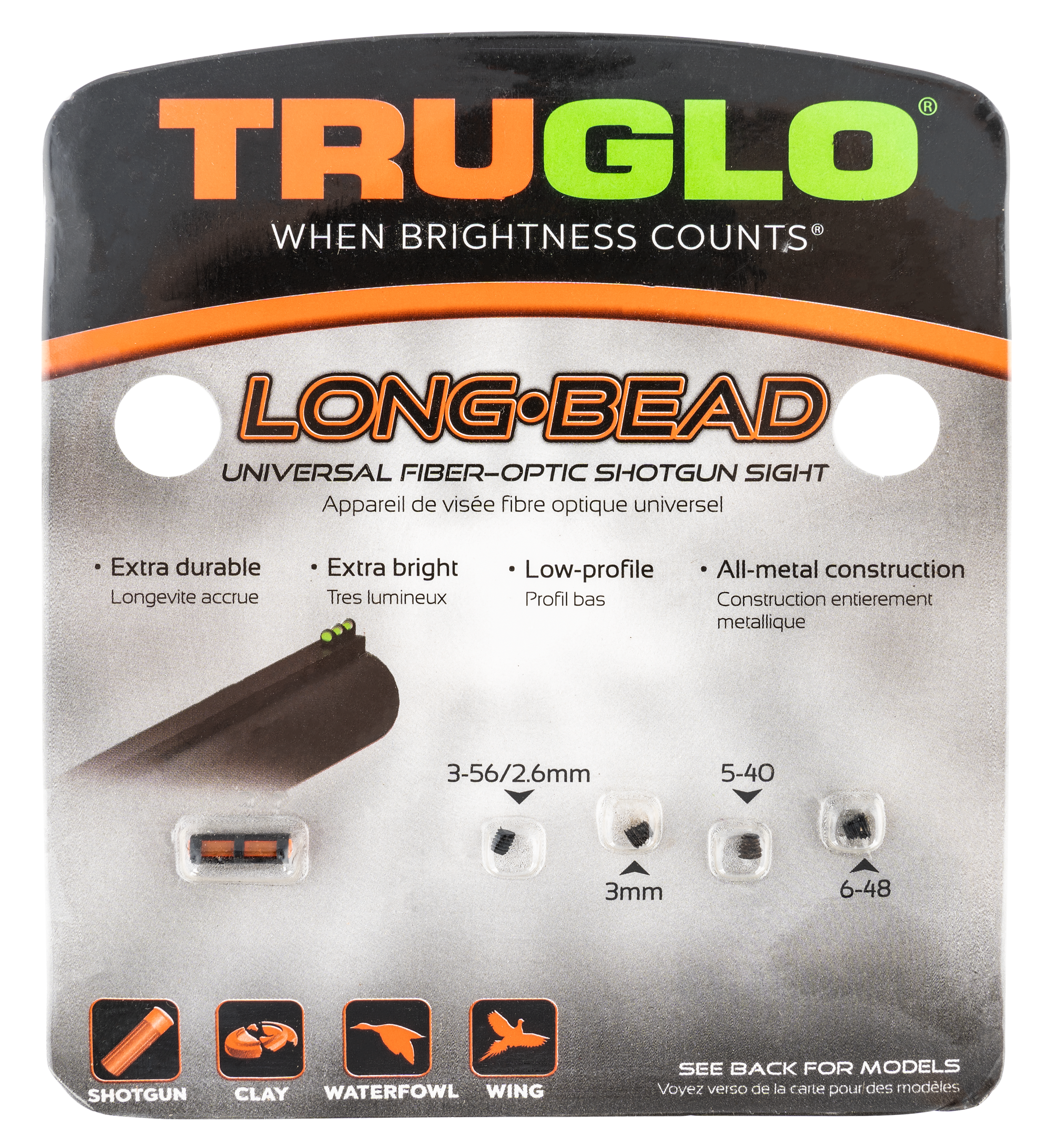 TRU TG-947UR LONGBEAD METAL UNIV RED
