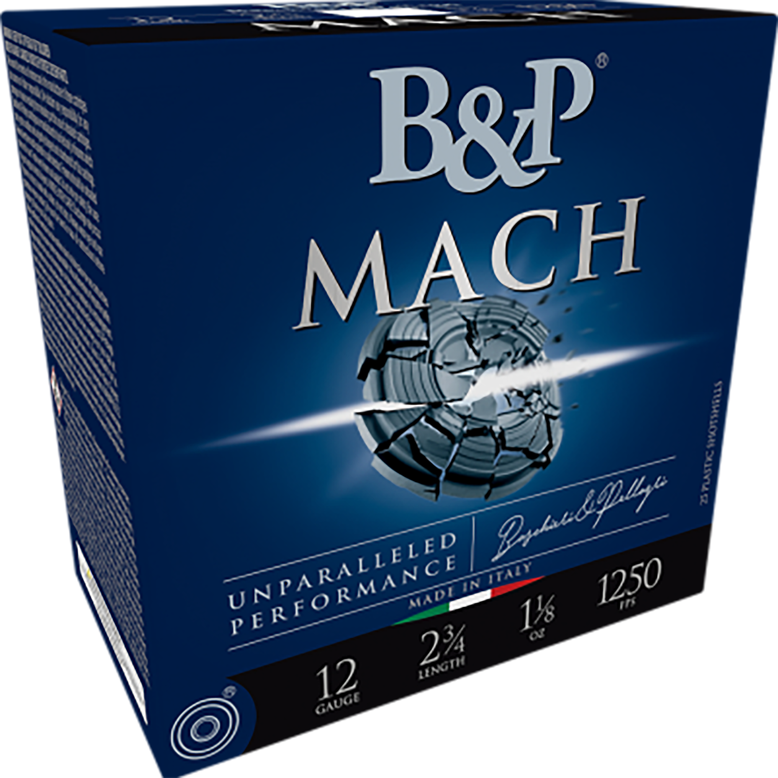 B&P 12B1F2H8 MACH - 12 2-3/4" 1OZ 8 25/10