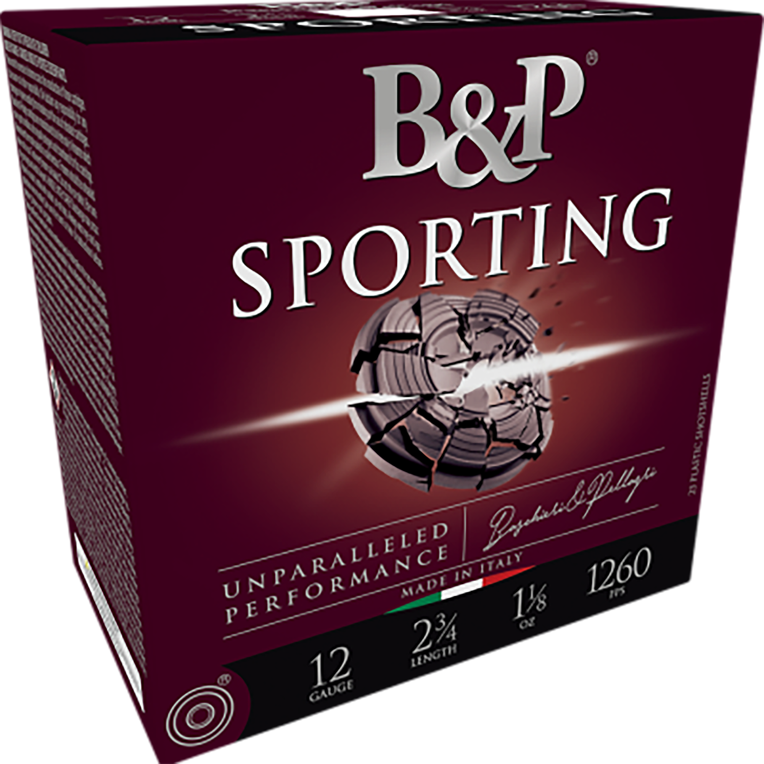 B&P 12B1SH75 SPRT CLAY HV 12 2-3/4" 1OZ 7.5 25/10