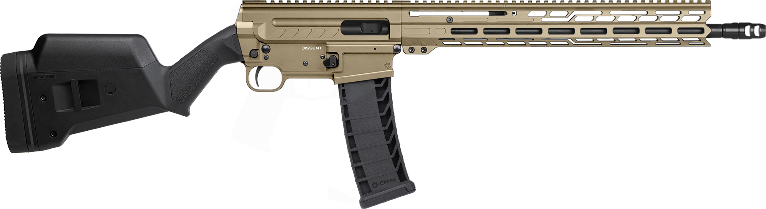 CMMG 94AC80F-CT DISSENT BR4 9MM 16.1 *CA COY