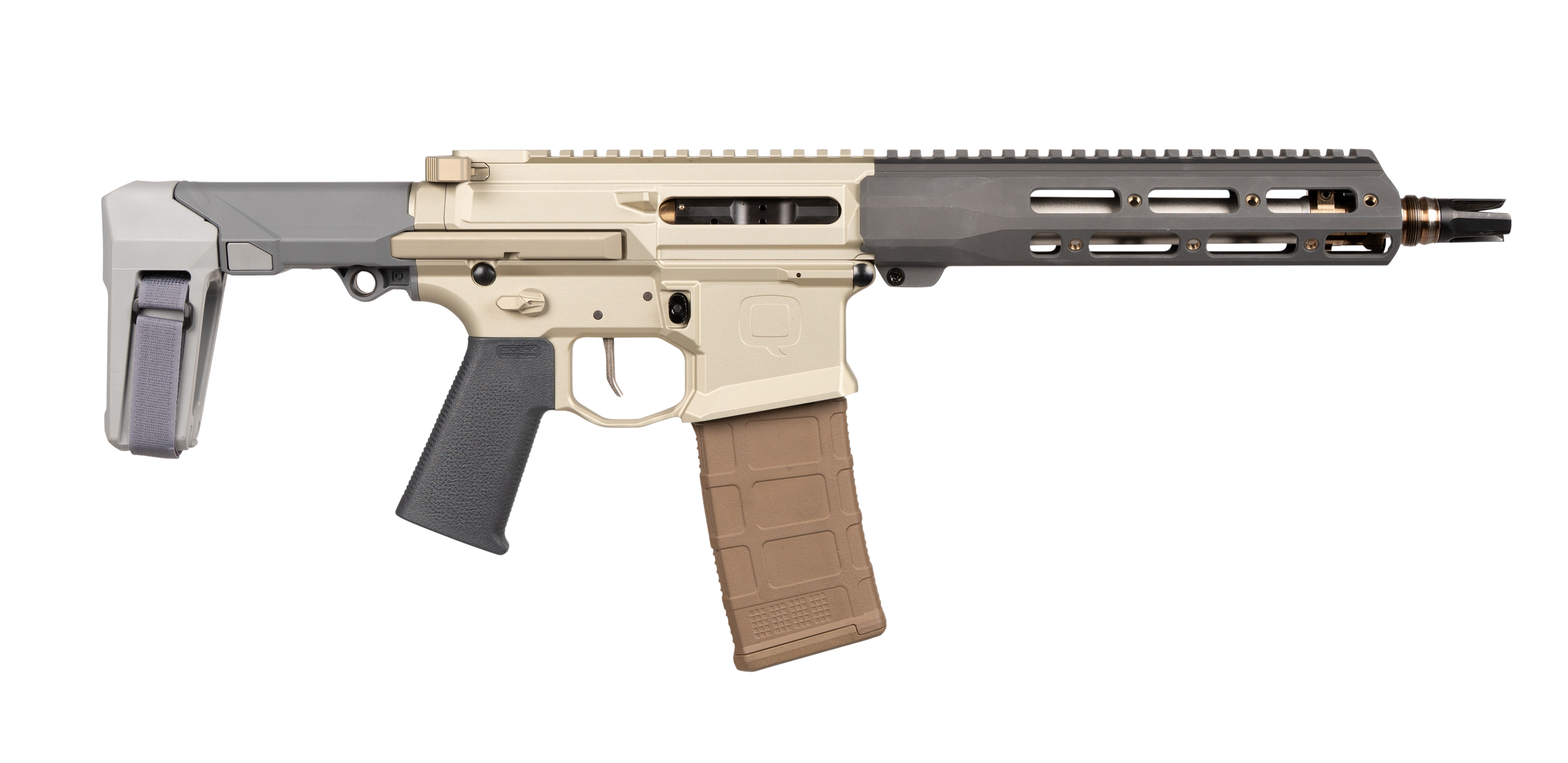 Q HB55610INPISTOL HONEYBADGER 5.56 10 W/BRC