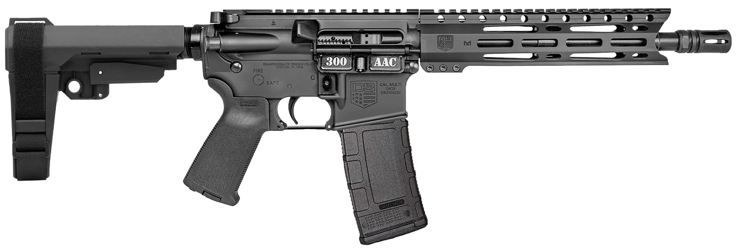 DIA DB1916B001 300 DB15 10 SBA3 30R BLK