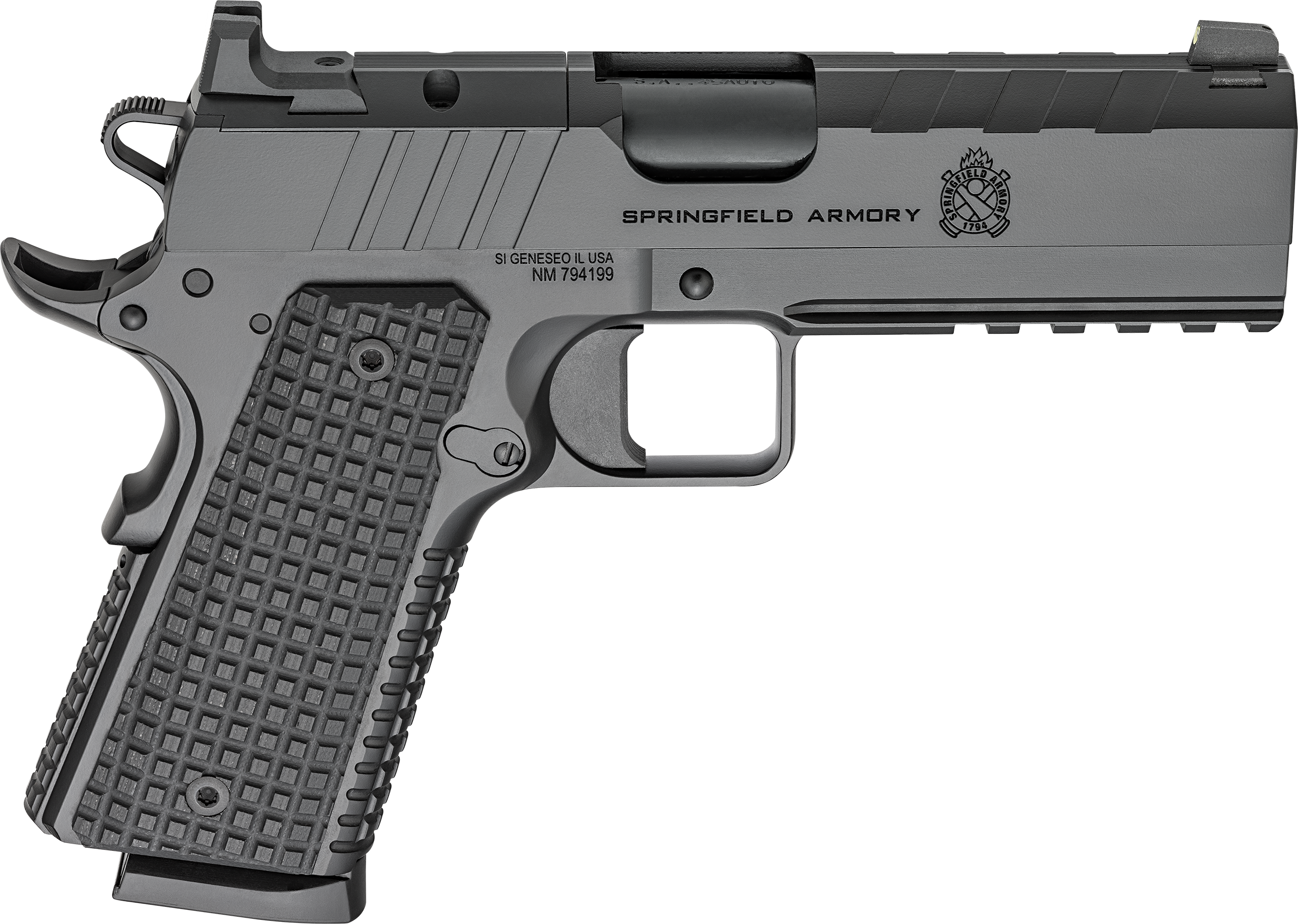 SPG PX9228LAOS 45 1911 EMISSARY 4.25 BLK 8R