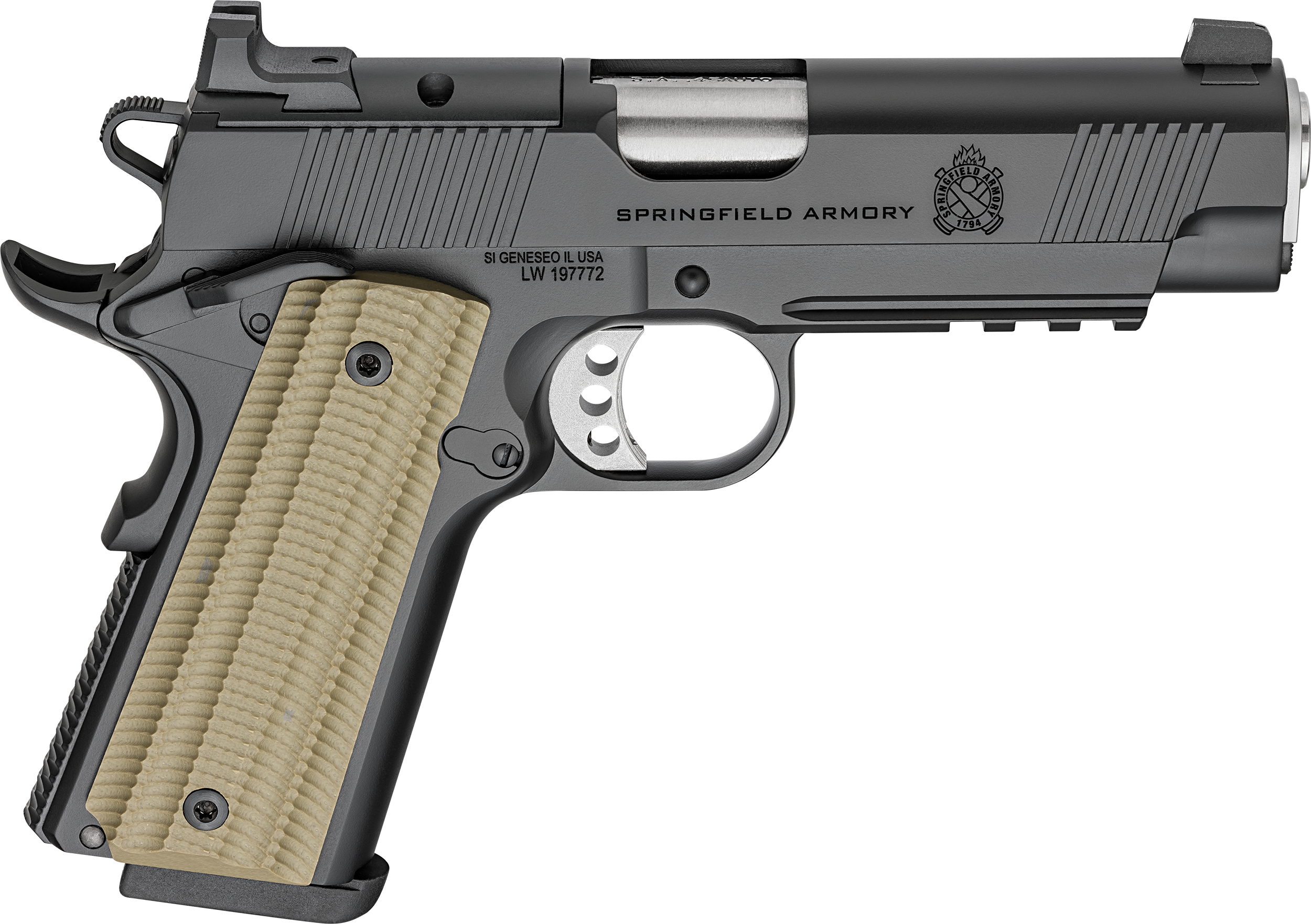SPG PO9228AOS 45 OPERATR 1911 4.25 BLK 8R