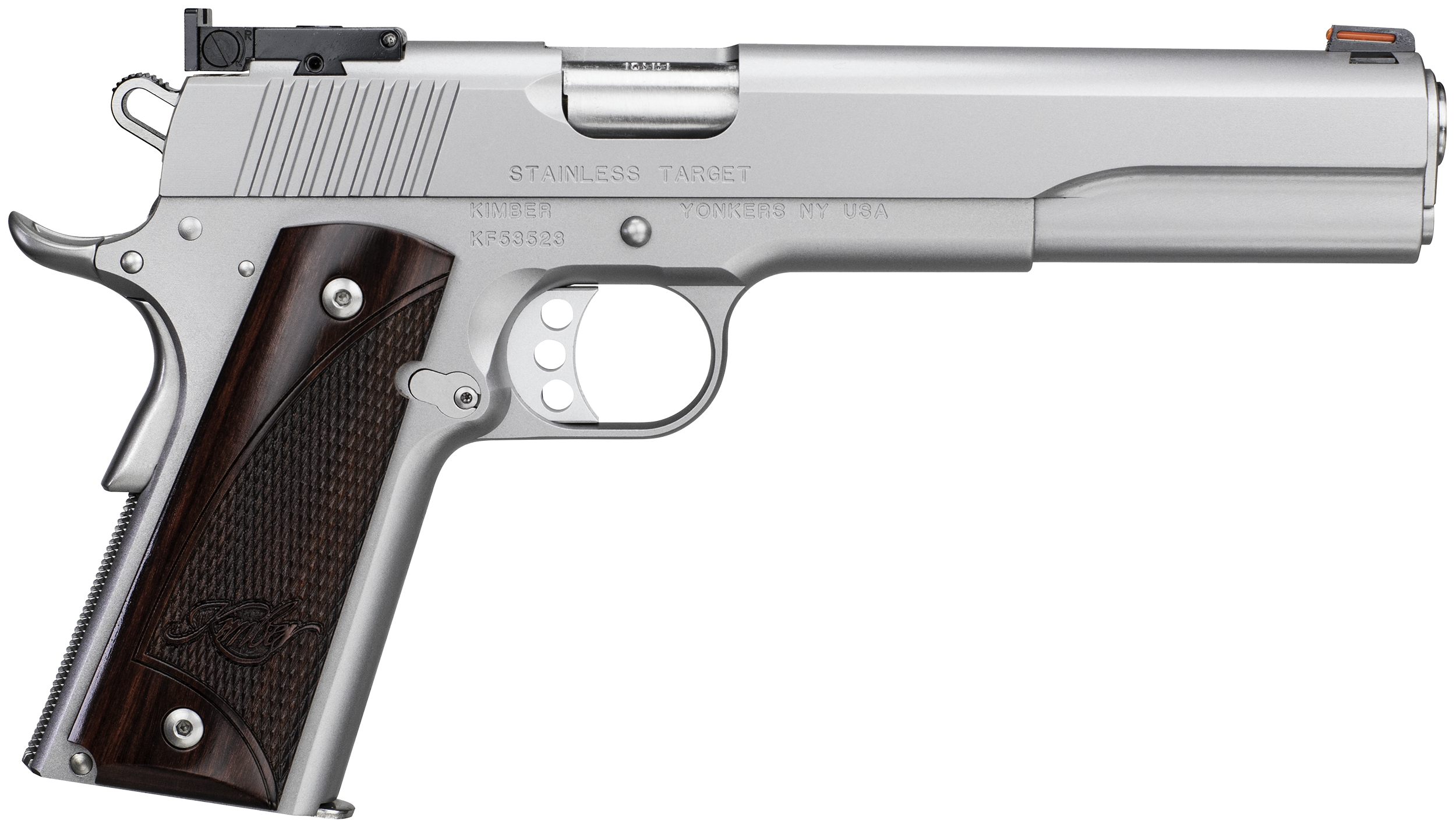 KIMBER 3000373 STAINLESS TARGET LS 45ACP 6 7+1
