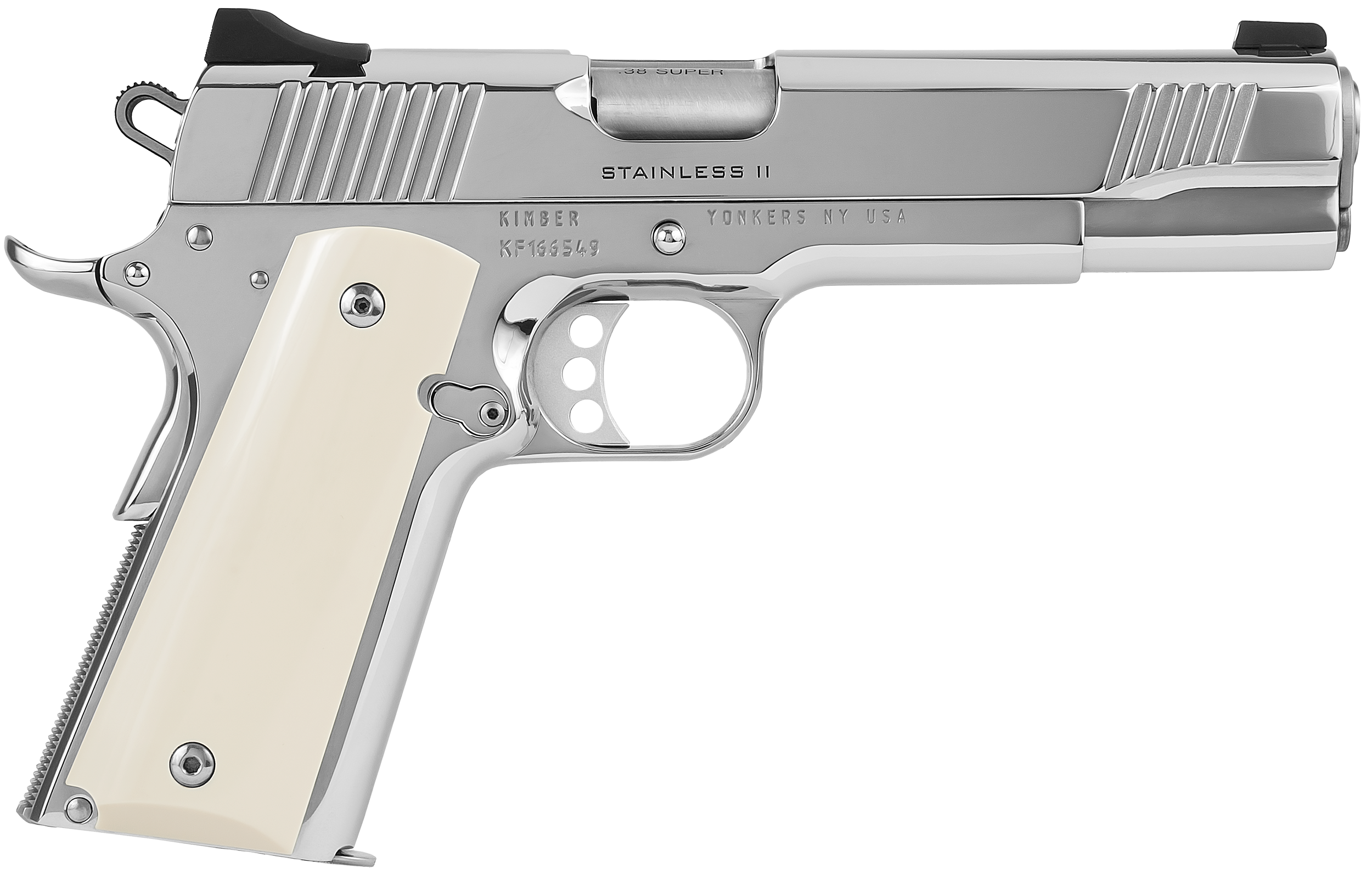KIMBER 3200397 STAINLESS II HGH POLISH 38SUP 5 9+1