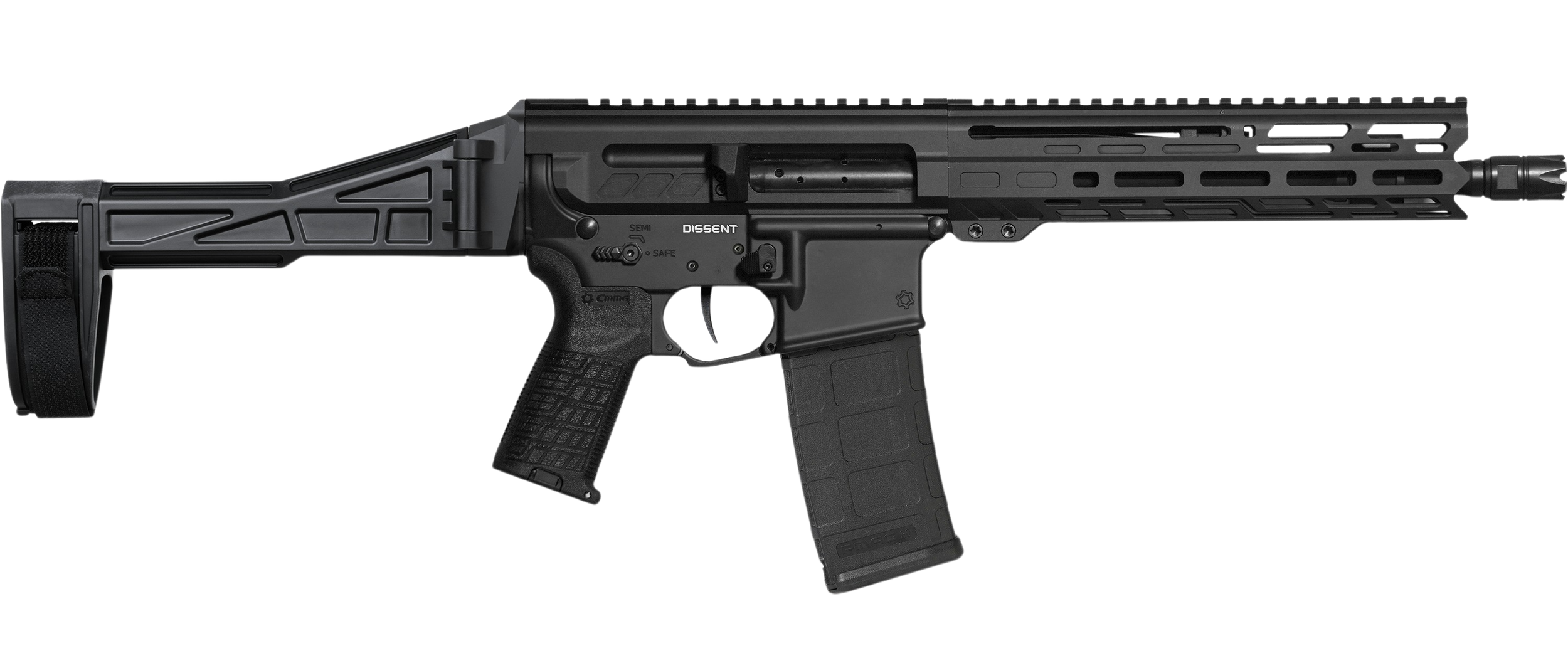 CMMG 30AC50F-AB DISSENT MK4 300BLK 10.5 BRC ARBLK