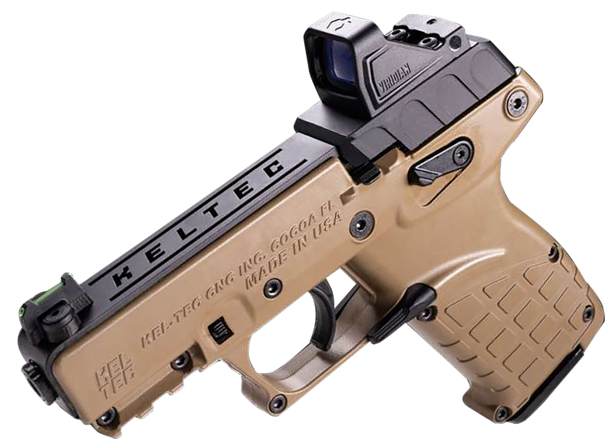 KEL P17BTANOPTIC 22LR W/OPTIC/HLSTR TAN