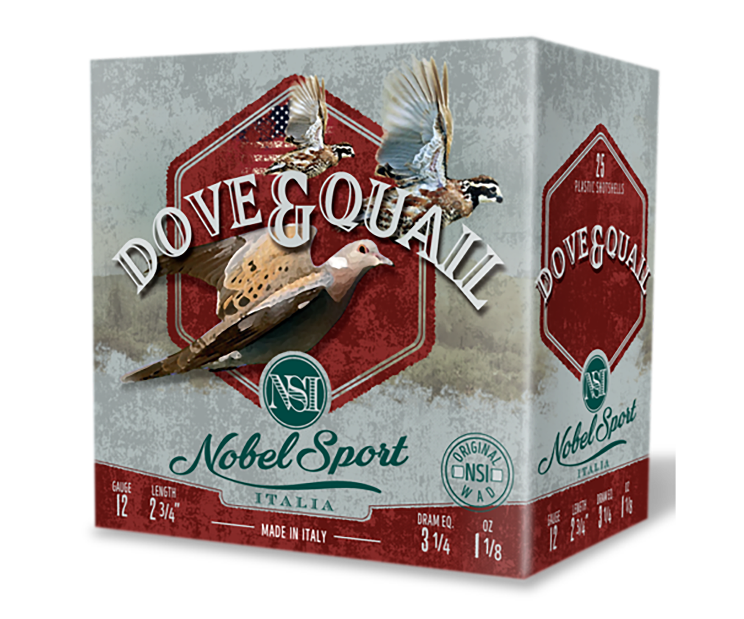 NSI ANSF1275 DOVE&QUAIL 12 2 3/4" 7.5 250RD