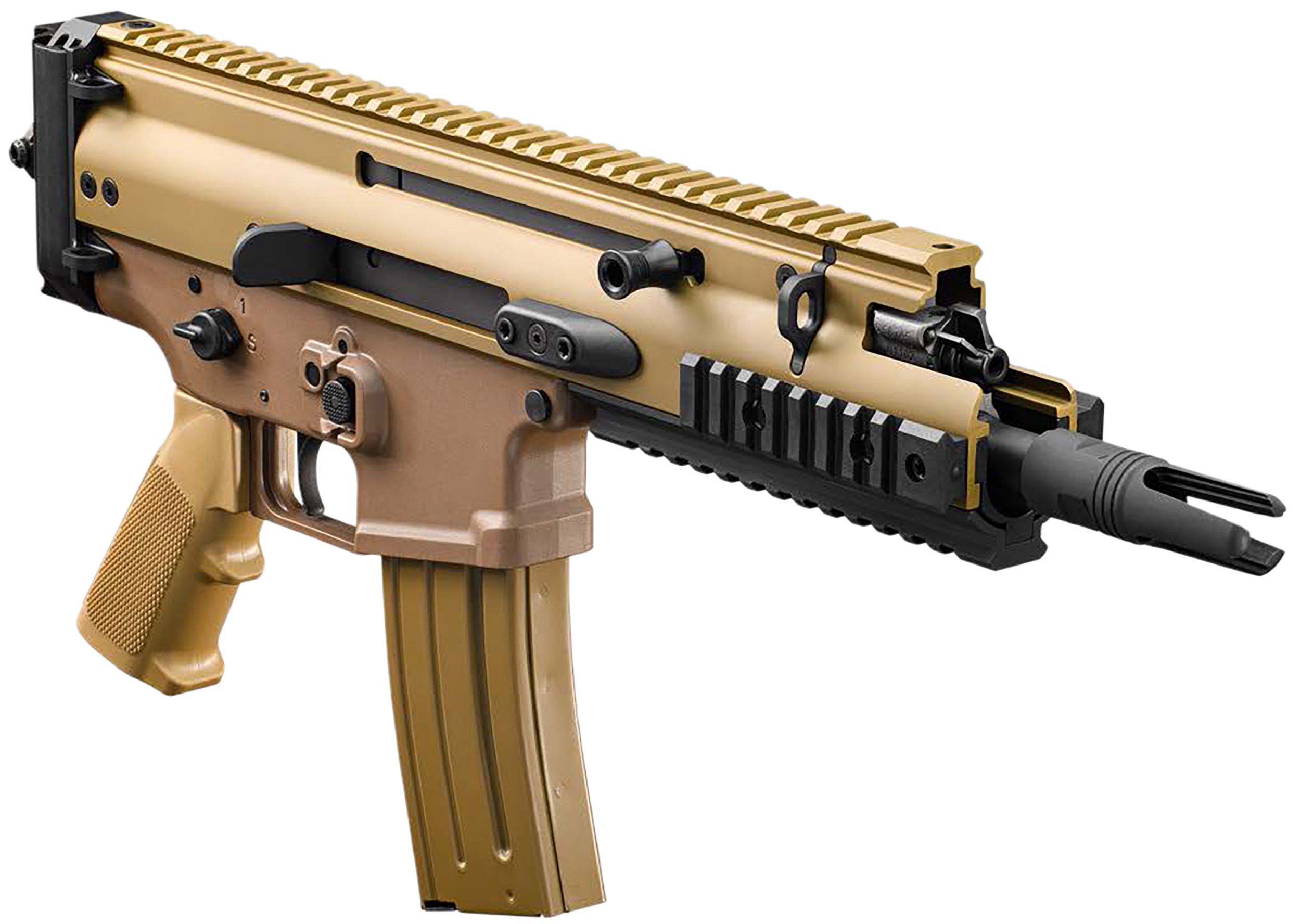 FN 38-101243 SCAR 15P VPR 300BLK 7.5 30R FDE